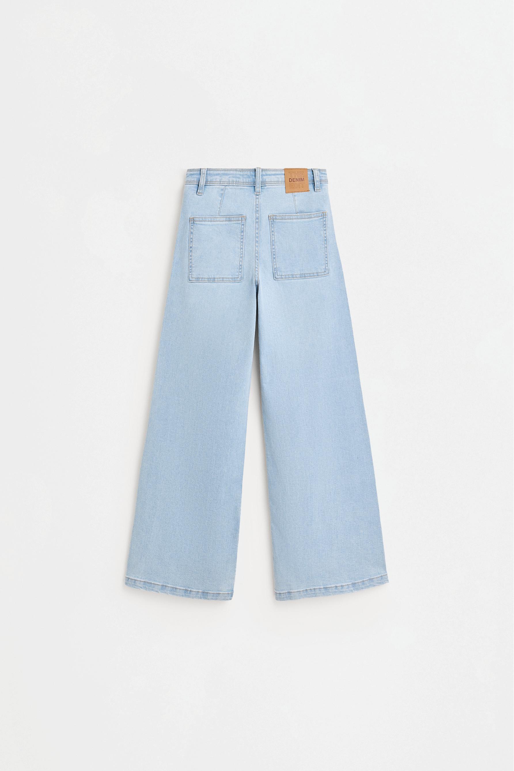 Wide-leg marine jeans — INDIGO