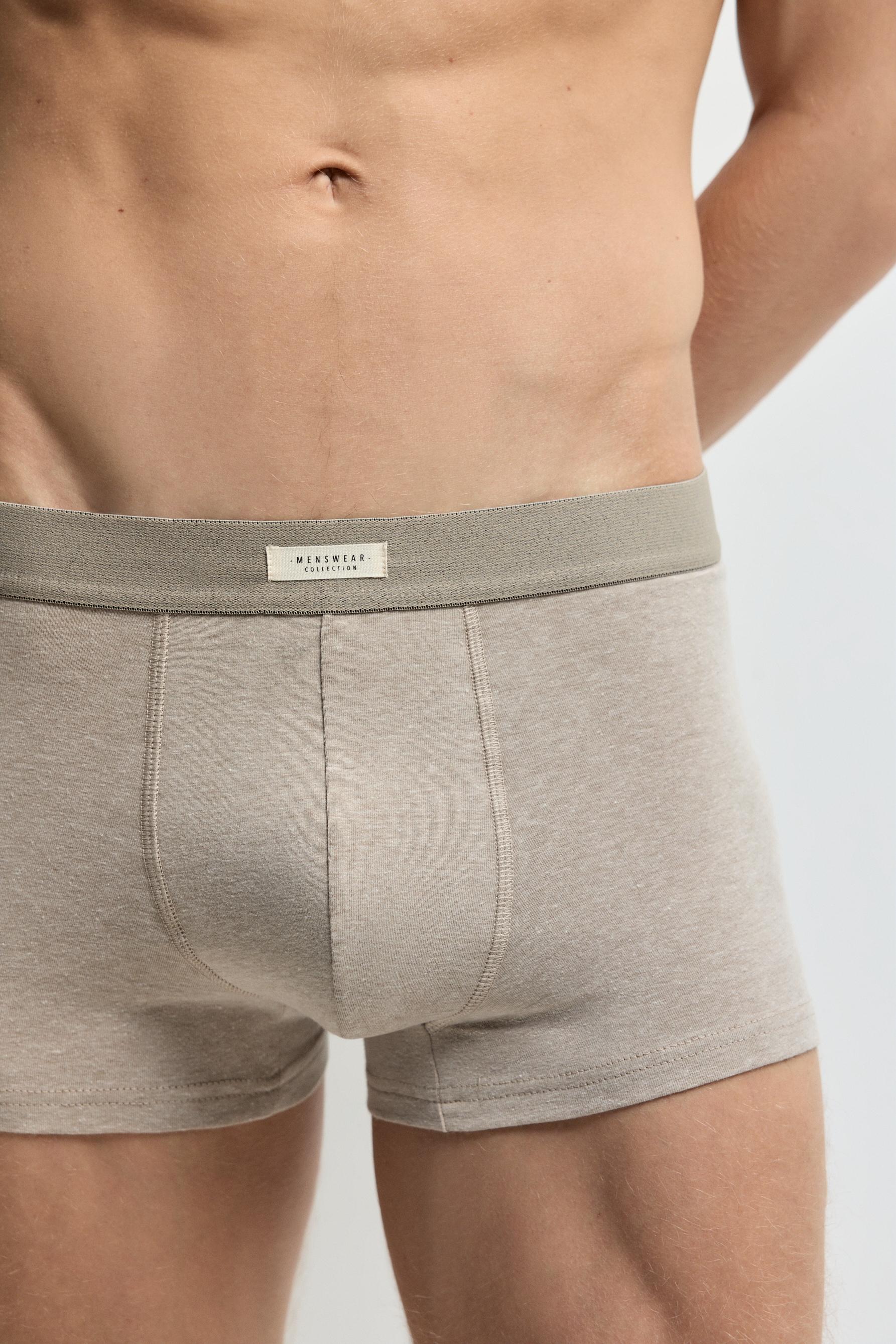 Mixed Boxer Briefs (5-Pack) — WHITE