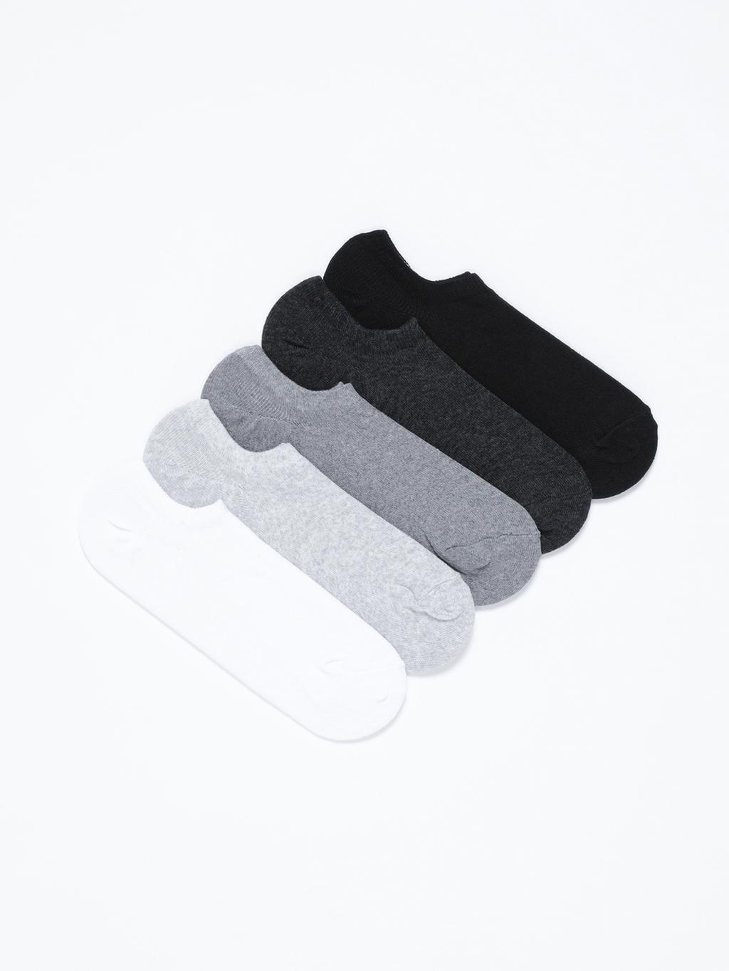 5-pack of no-show socks