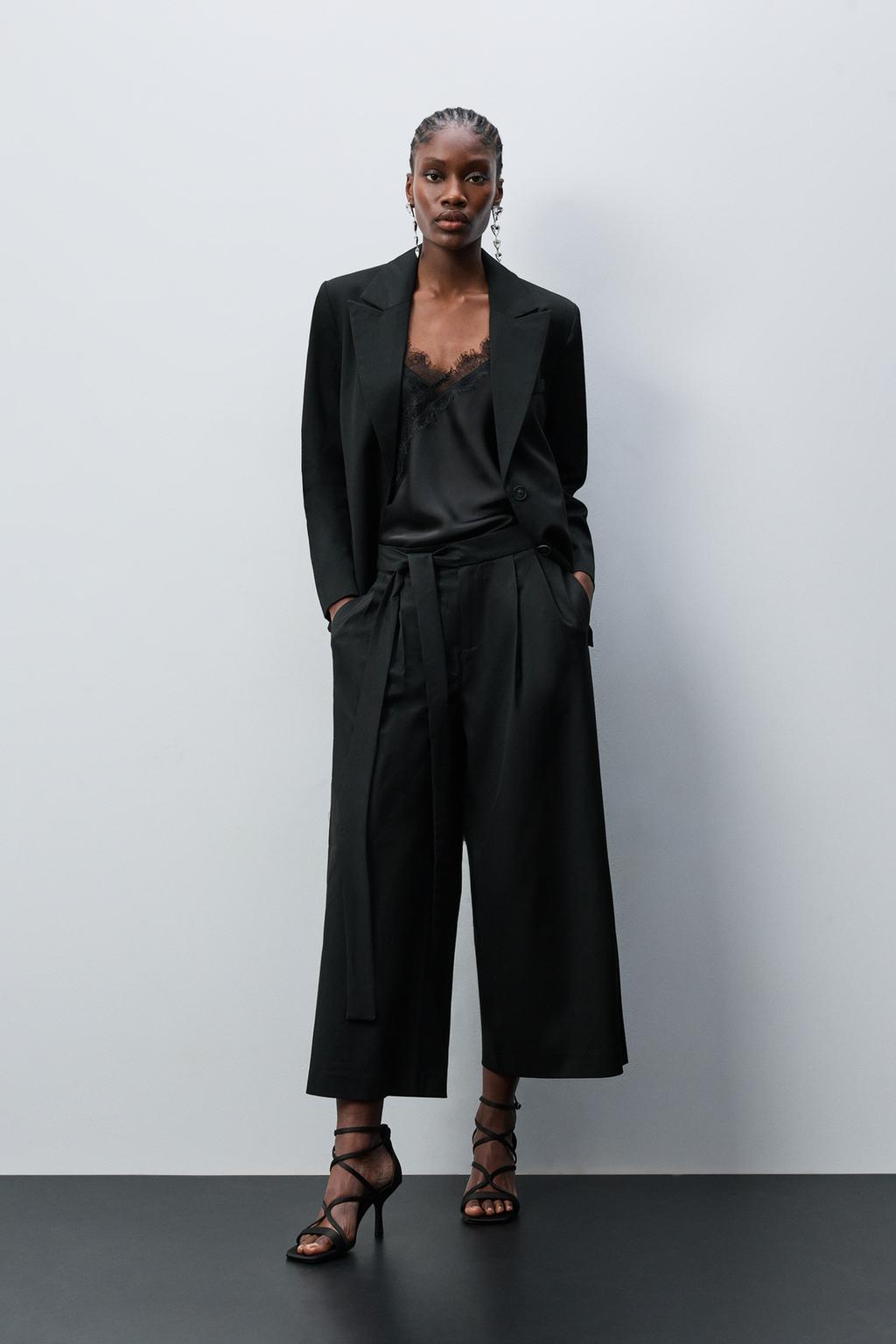 Culotte cinturón lazo