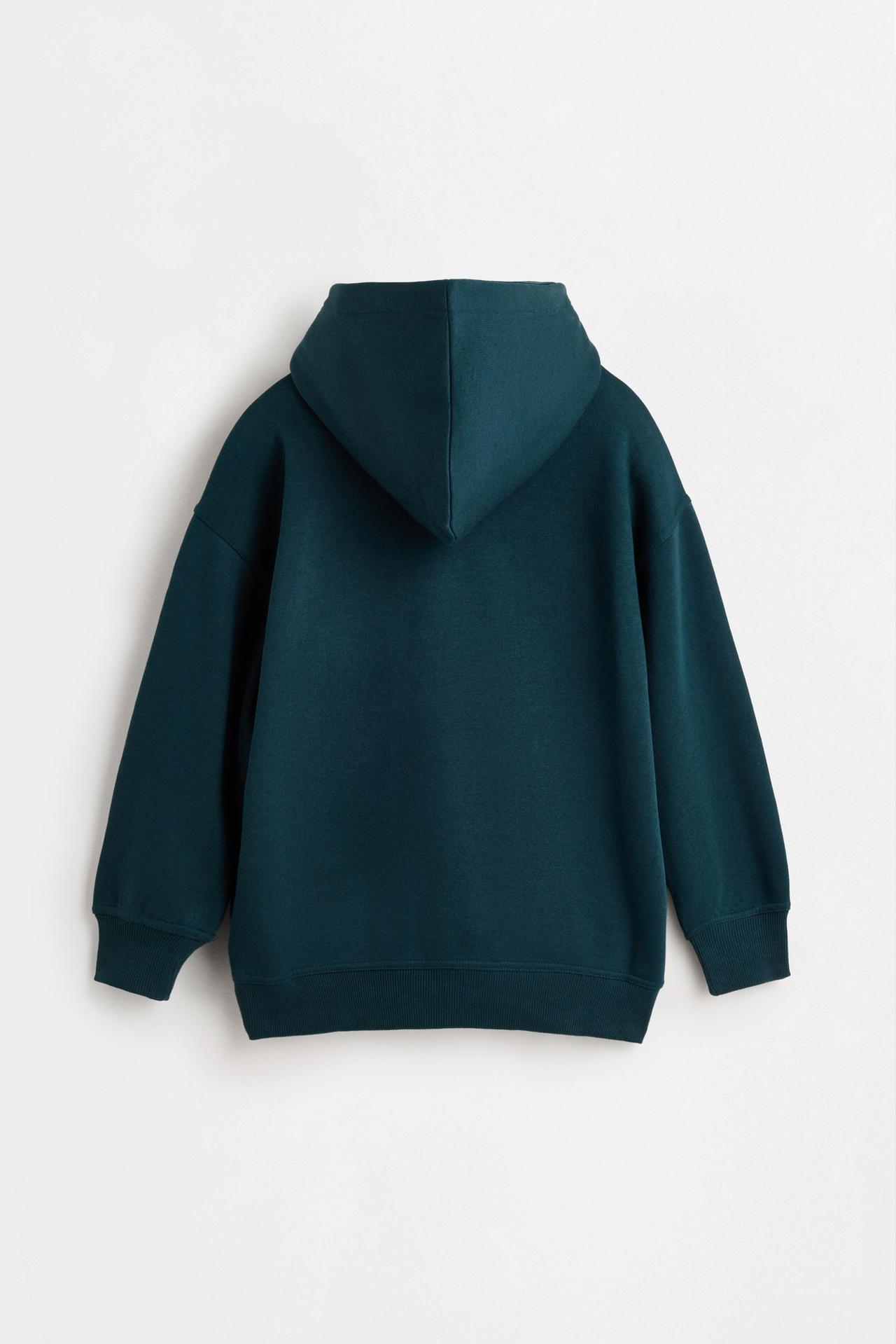 Hoodie — TEAL GREEN