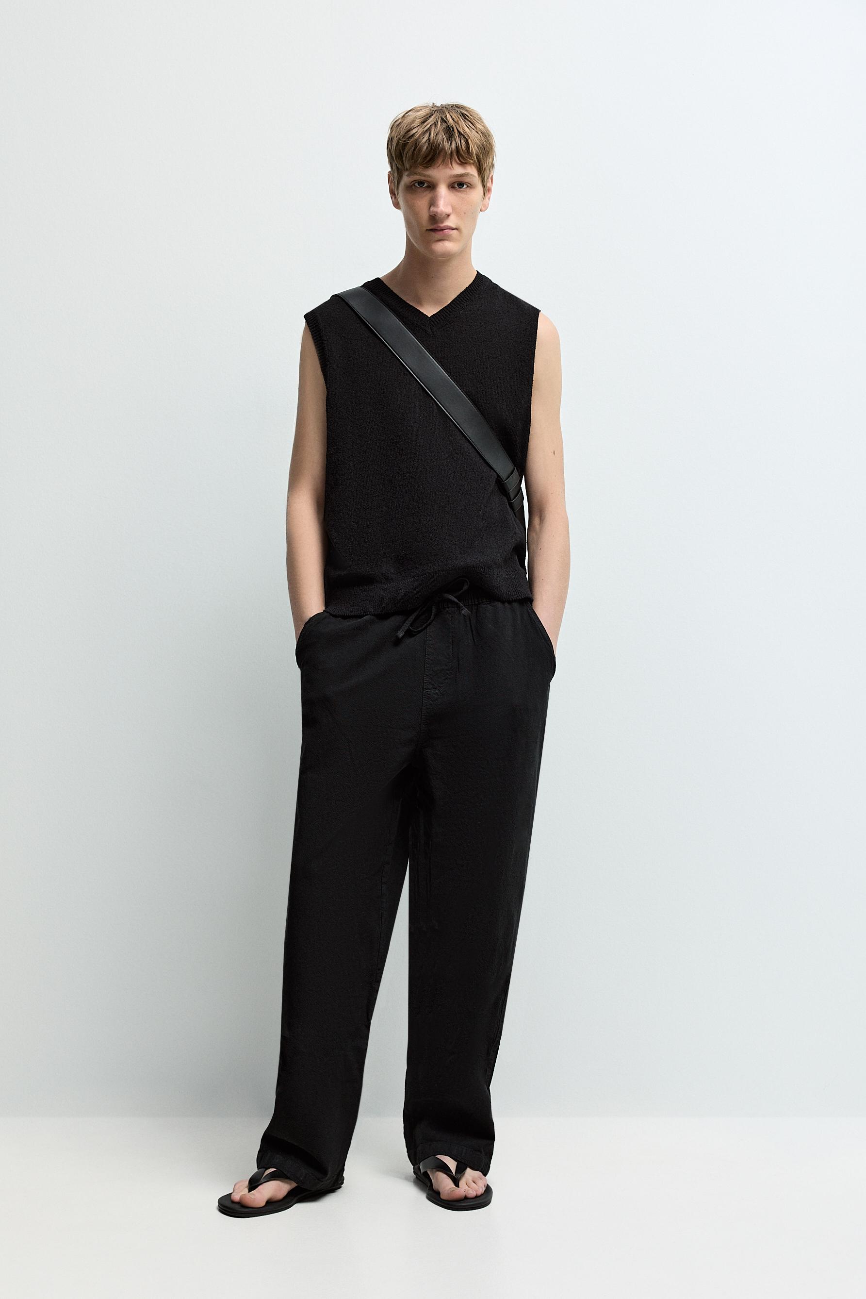 Rustic joggers — BLACK