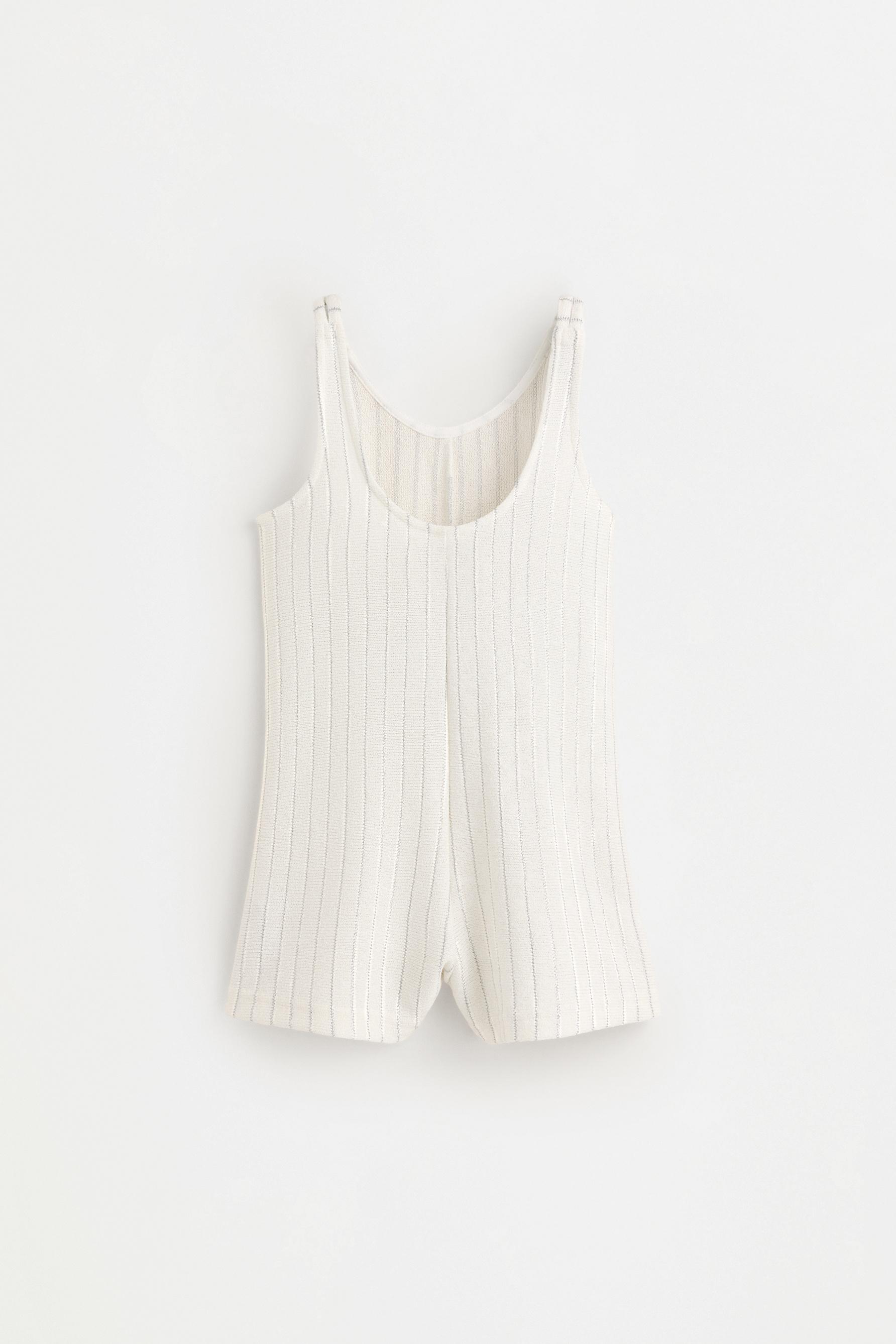 Shimmering bias cut jumpsuit — SILVER