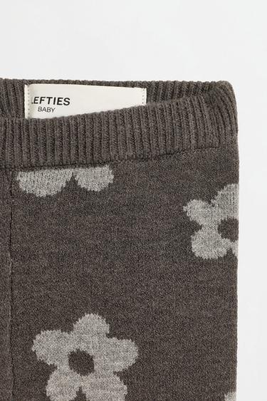 Knit sweater and animal print leggings co-ord — GREY 7