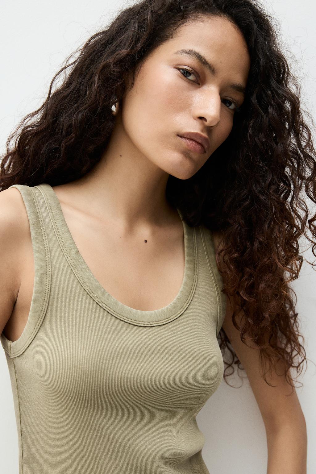 Faded-effect T-shirt