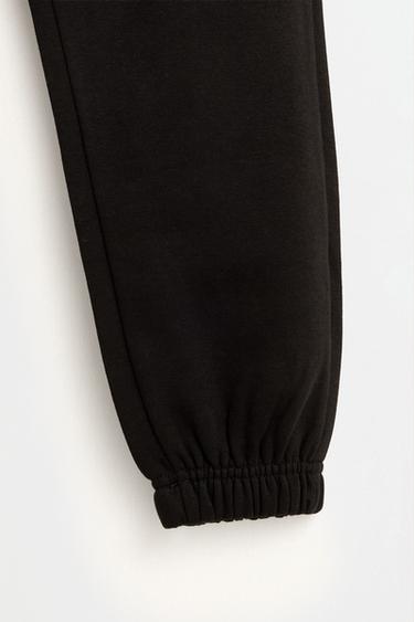 Pack of 2 plain plush trousers — BLACK 5