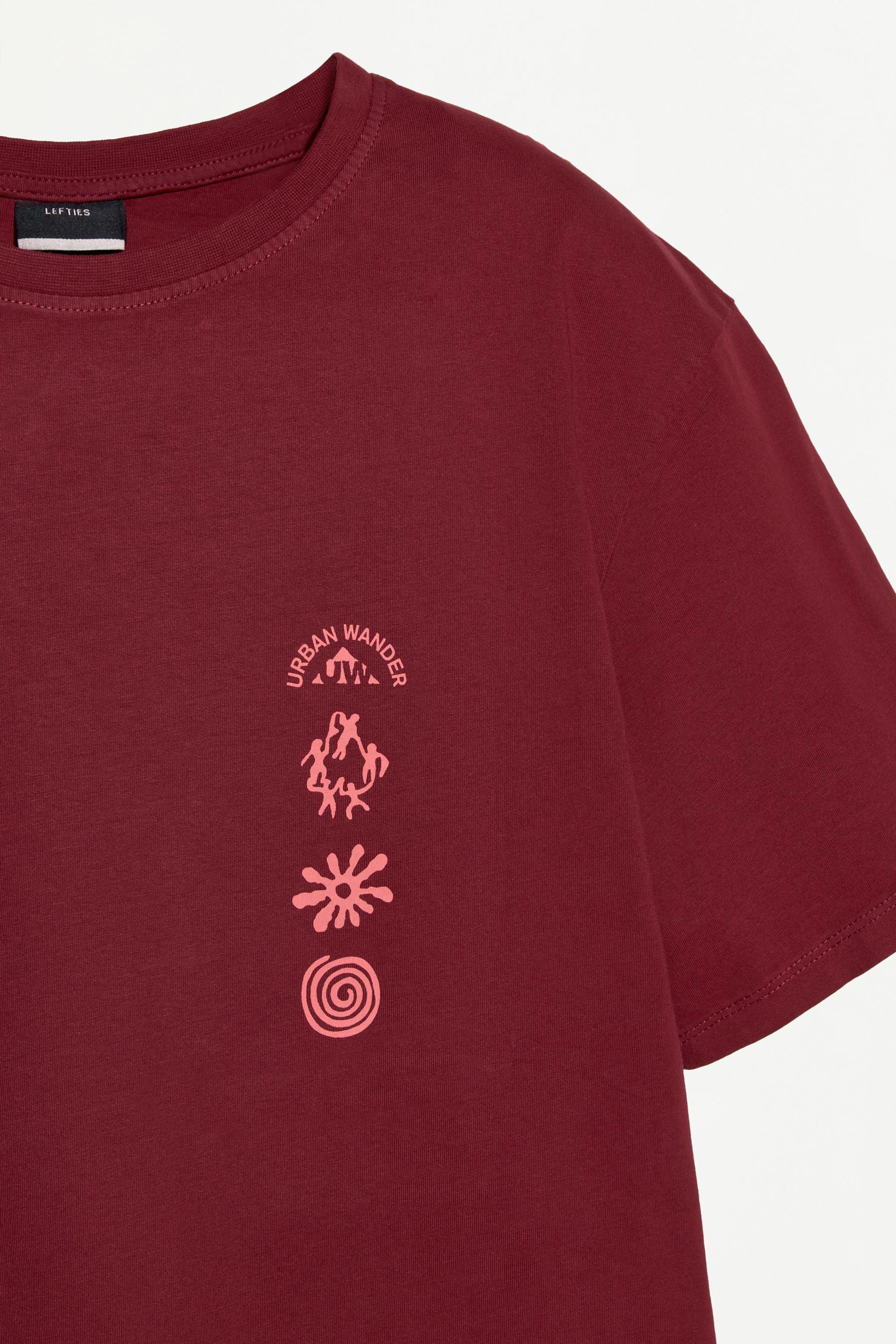 Printed T-shirt — BRIGHT RED