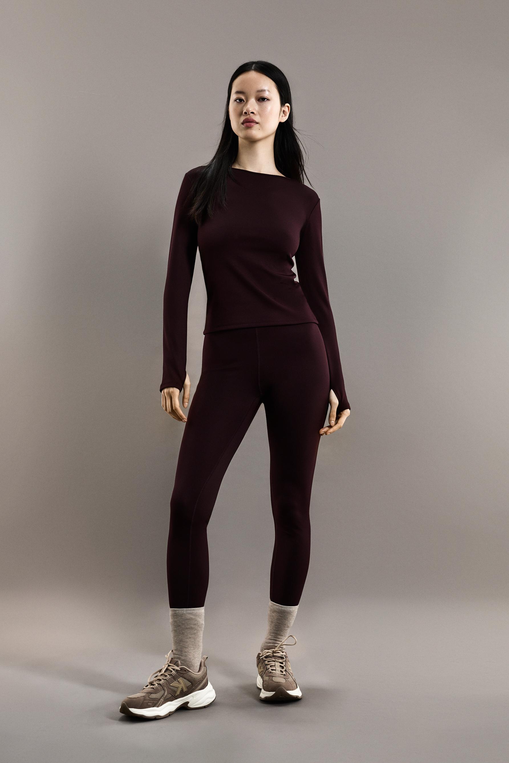 MEDIUM WEIGHT thermal insulation T-shirt (-7ºC to 9ºC) — DARK BURGUNDY