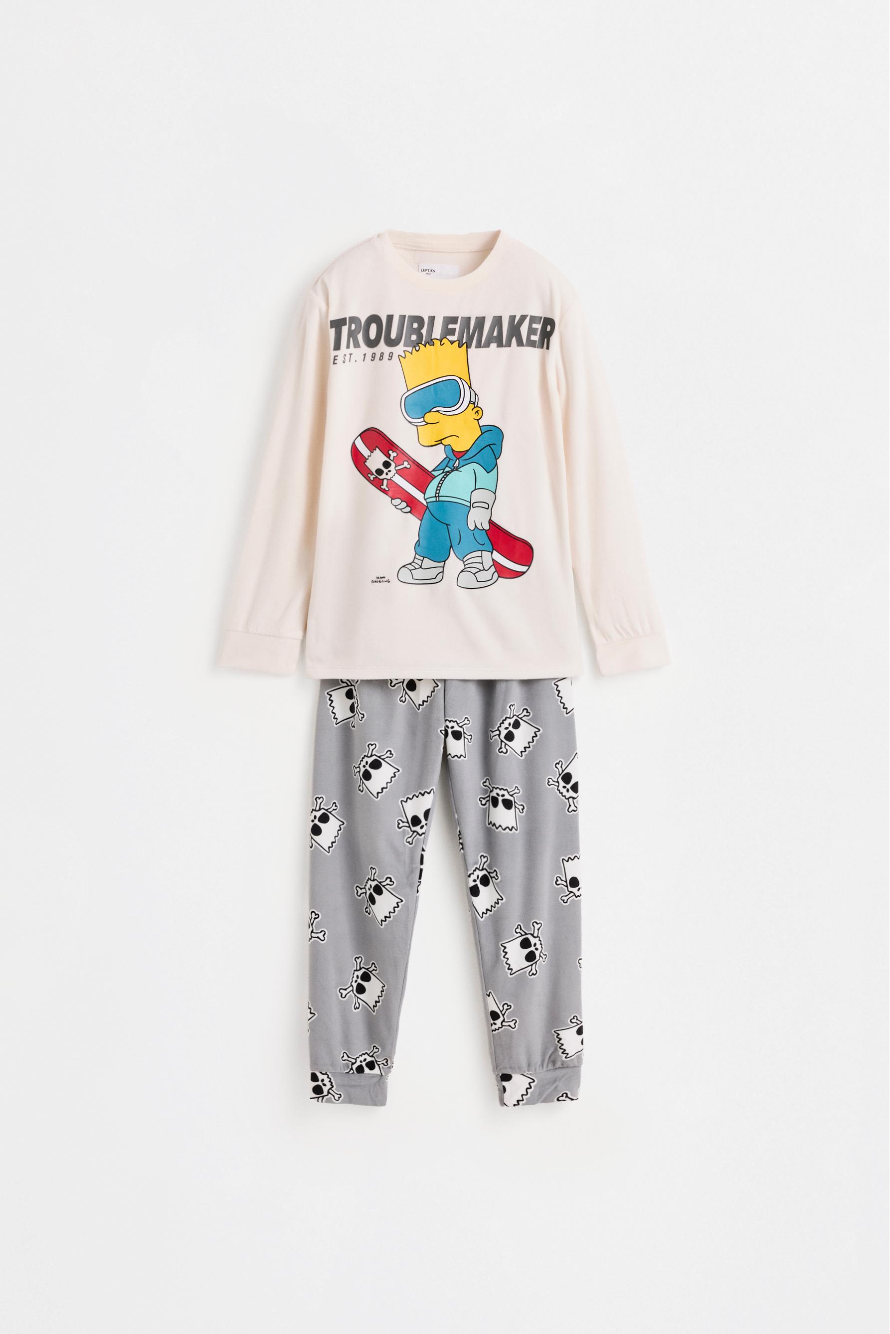 Pijama Bart Simpson™ aterciopelado