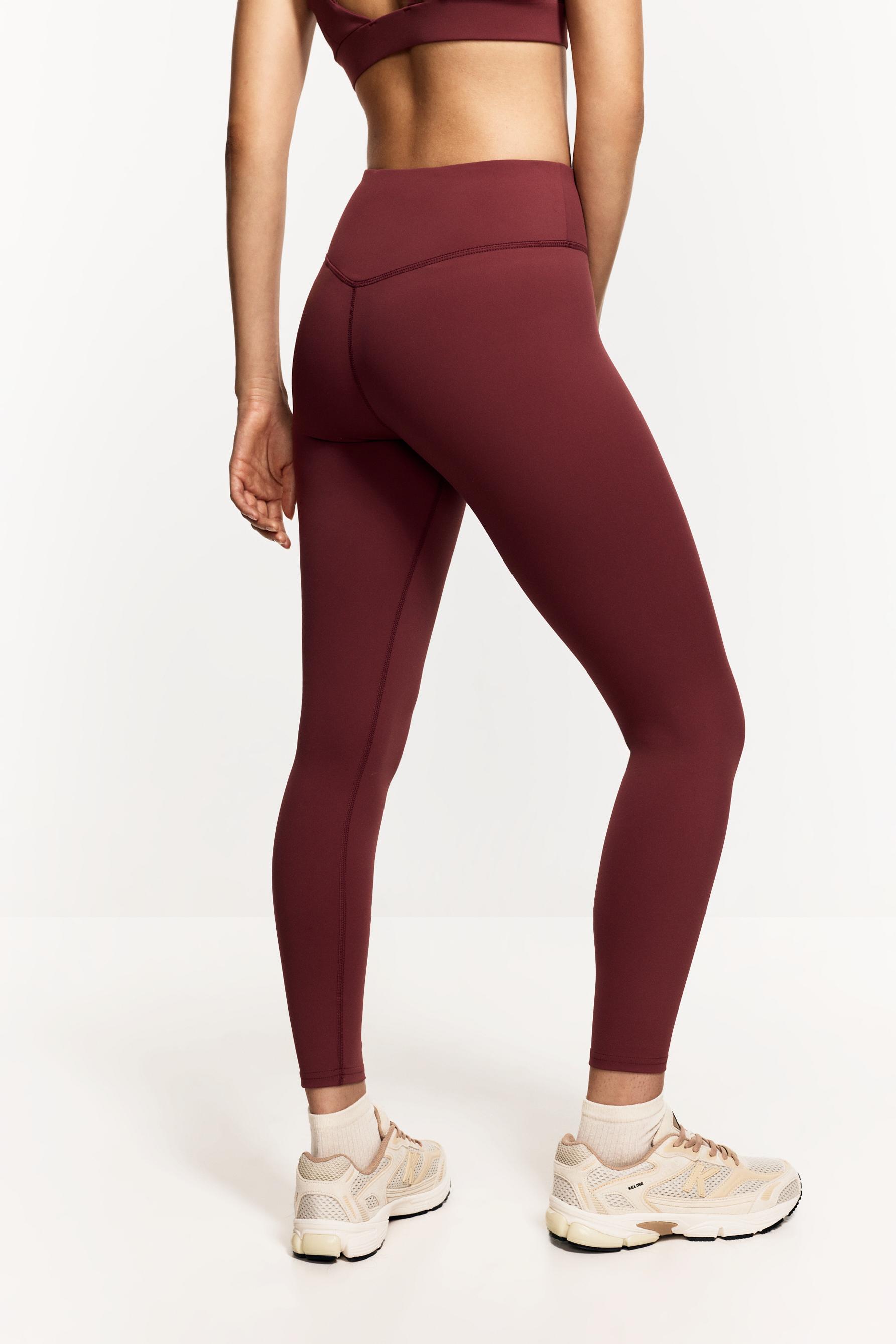 Basic sports leggings — DARK PINK