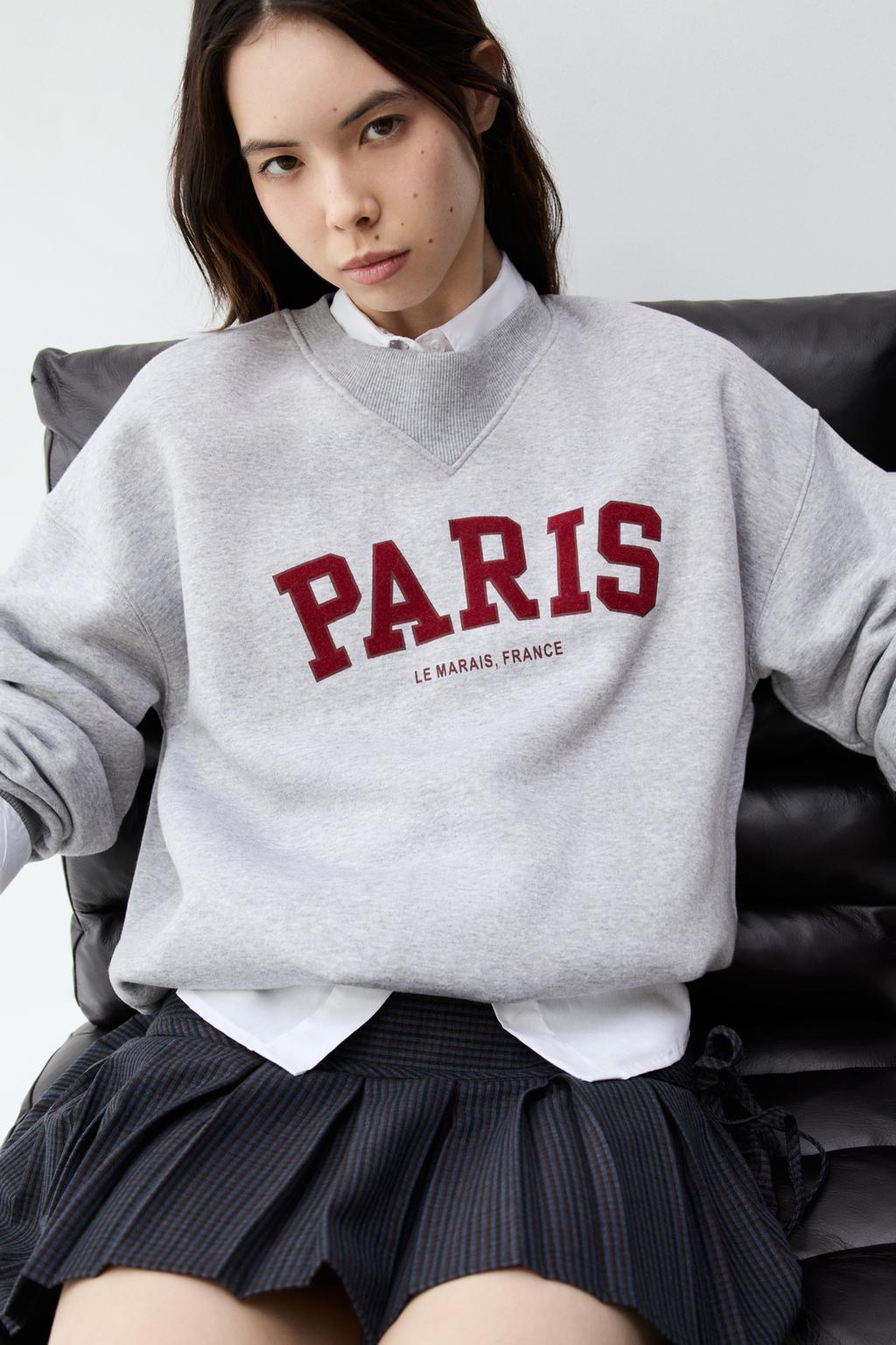 Oversize printed sweatshirt