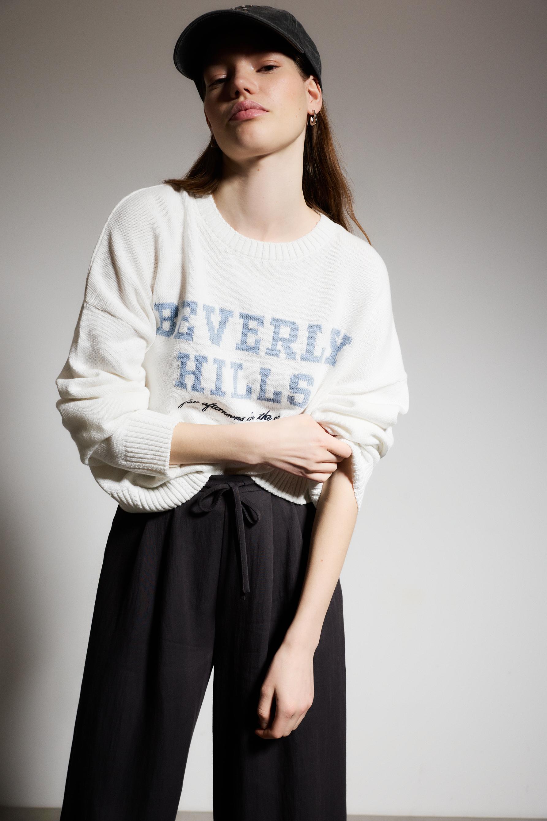 Jersey punto detalle contraste