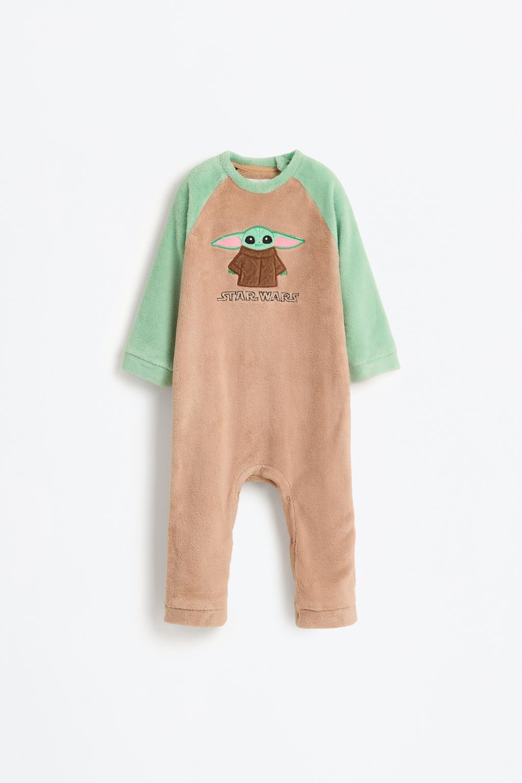 Faux fur Baby Yoda ©Disney sleepsuit
