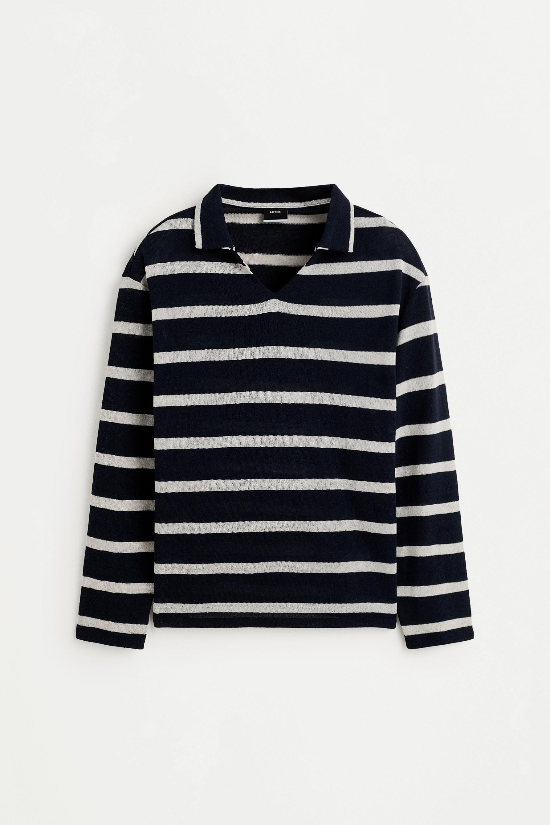 Striped polo shirt — OFF WHITE