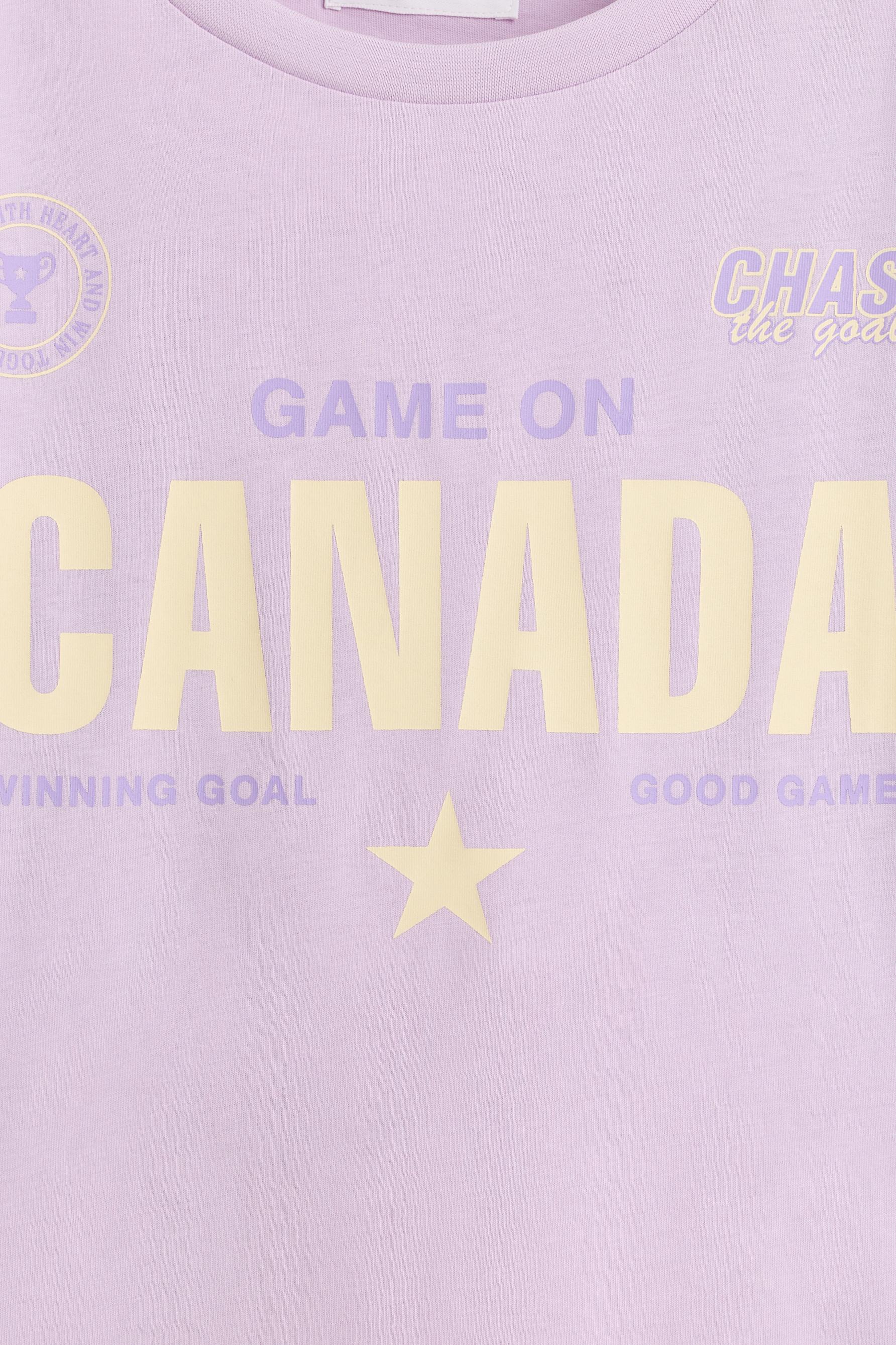 Printed T-shirt — PALE MAUVE