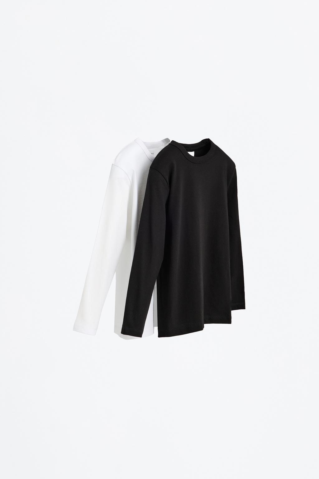 Conjunto de 2 t-shirts lisas