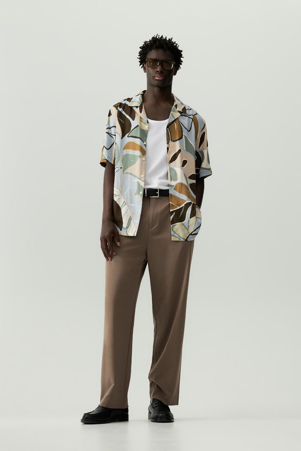 Printed resort shirt