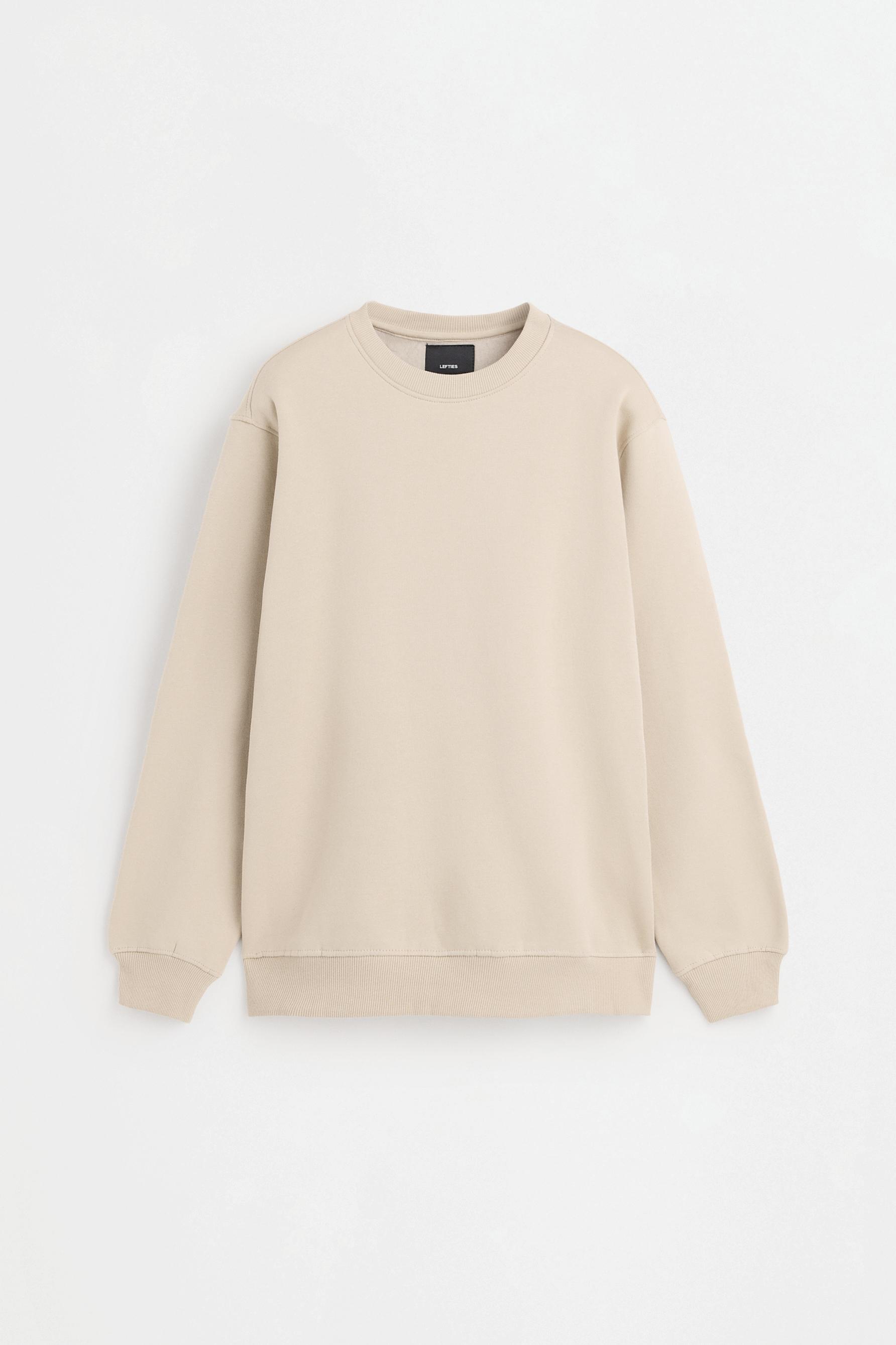 Basic sweatshirt — PALE SAND