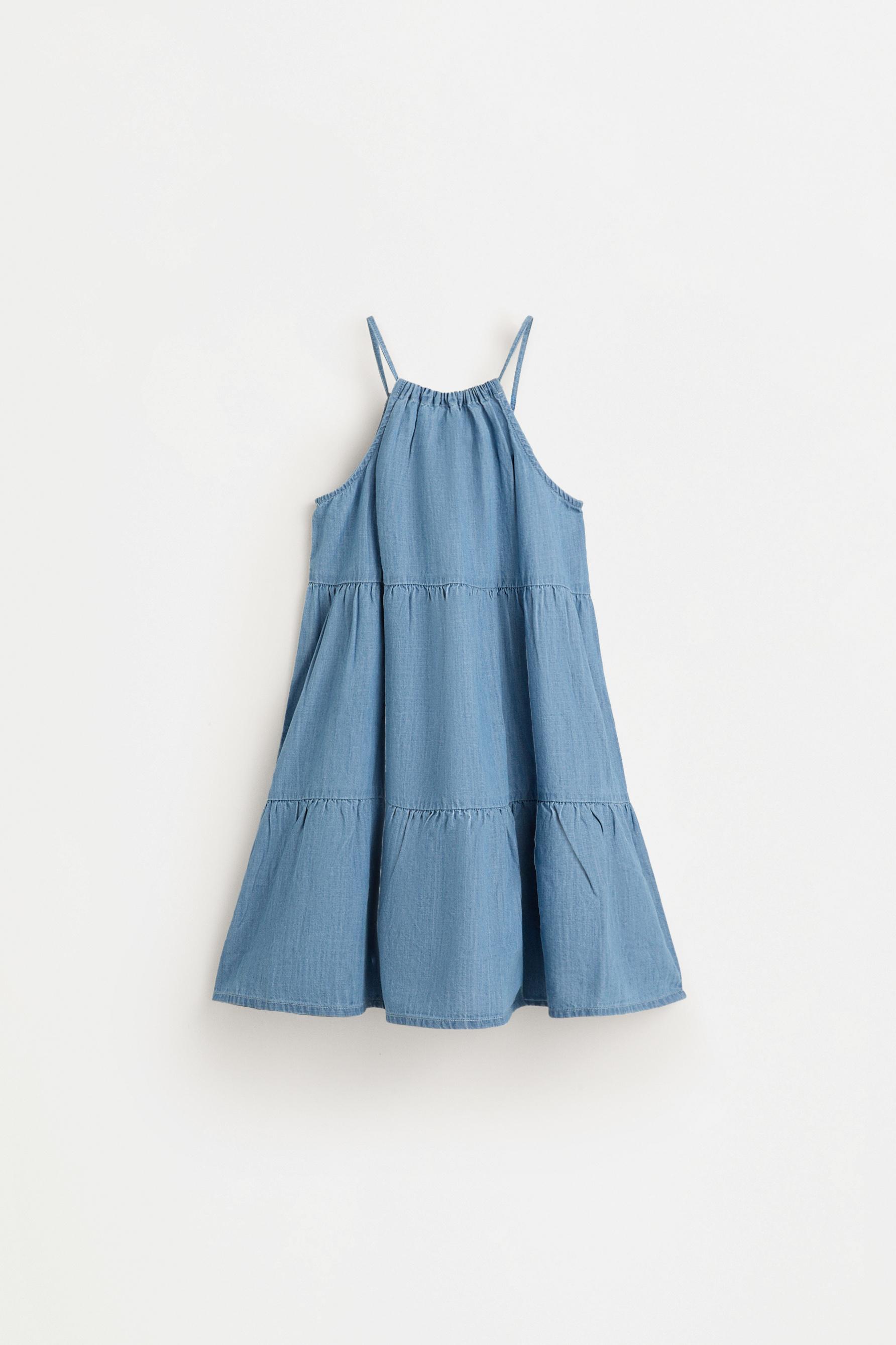 Lightweight denim dress — PALE BLUE