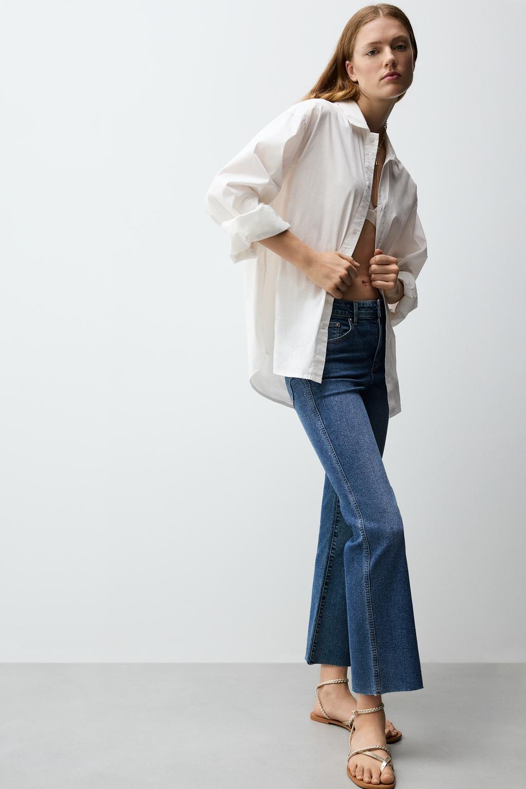 Jeans mini flare