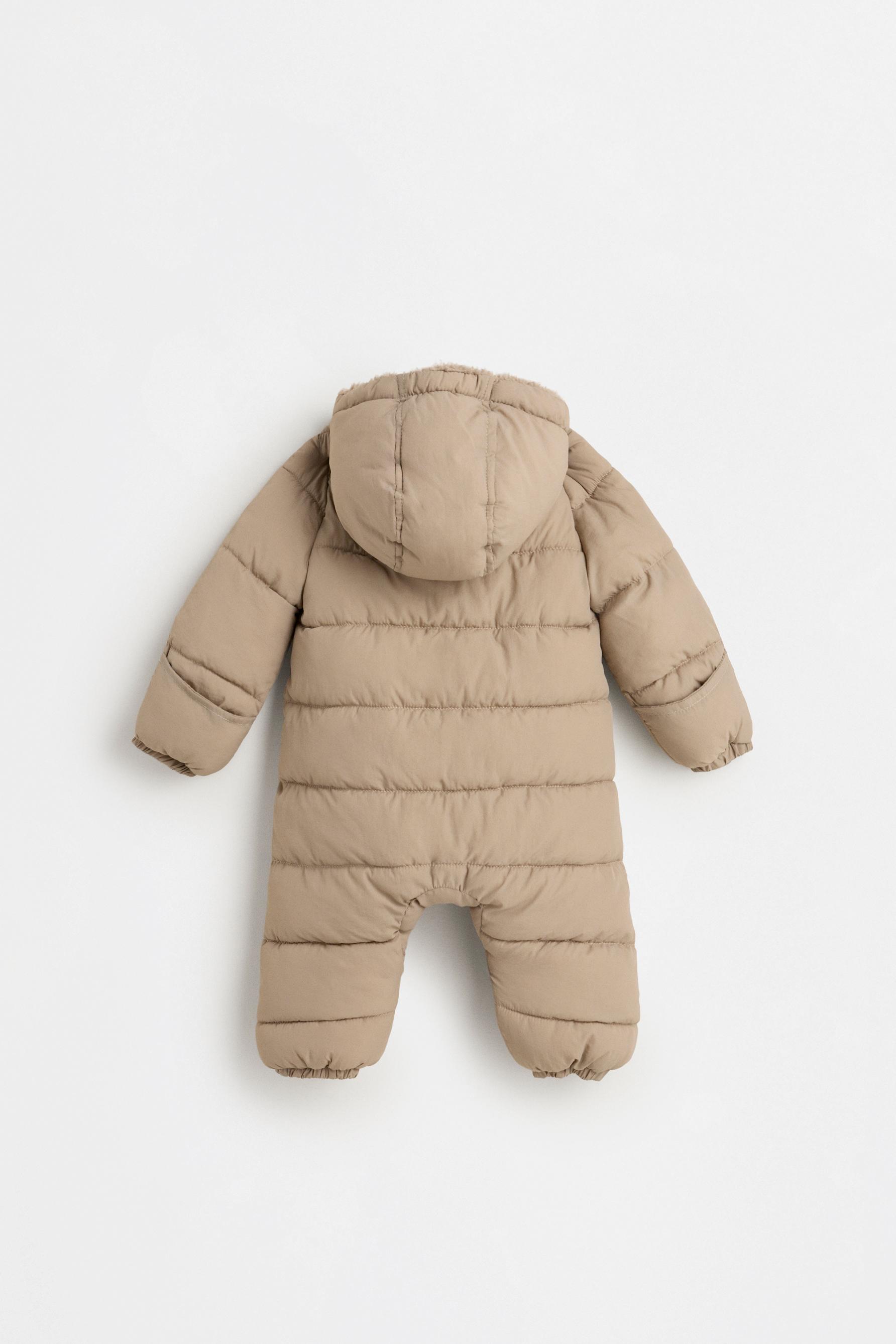 Quilted one-piece suit — MINK