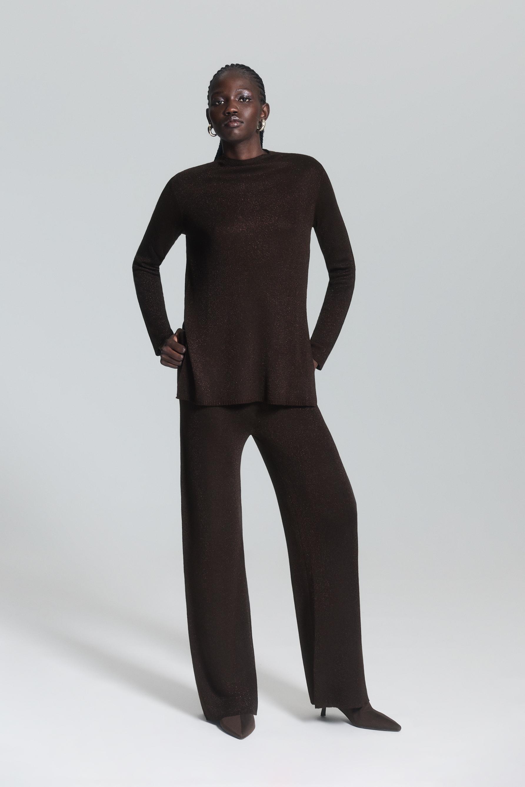 Pantalón metalizado