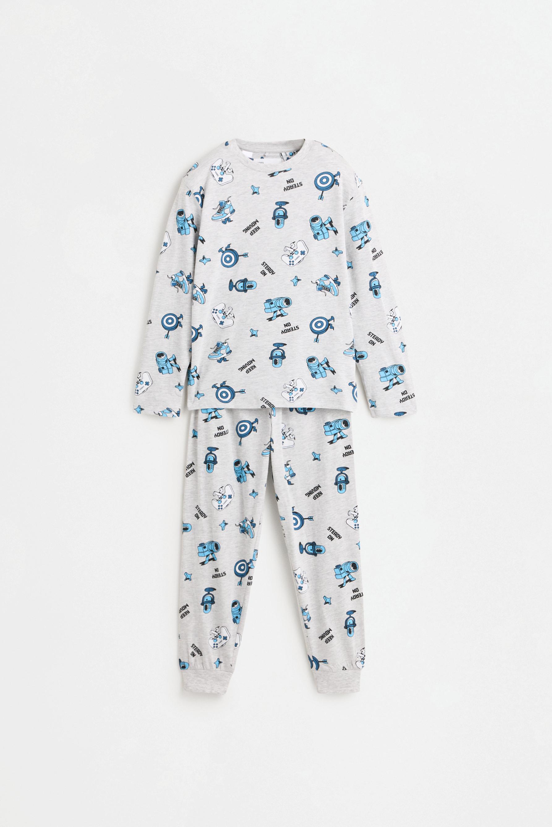 Pijama largo estampado