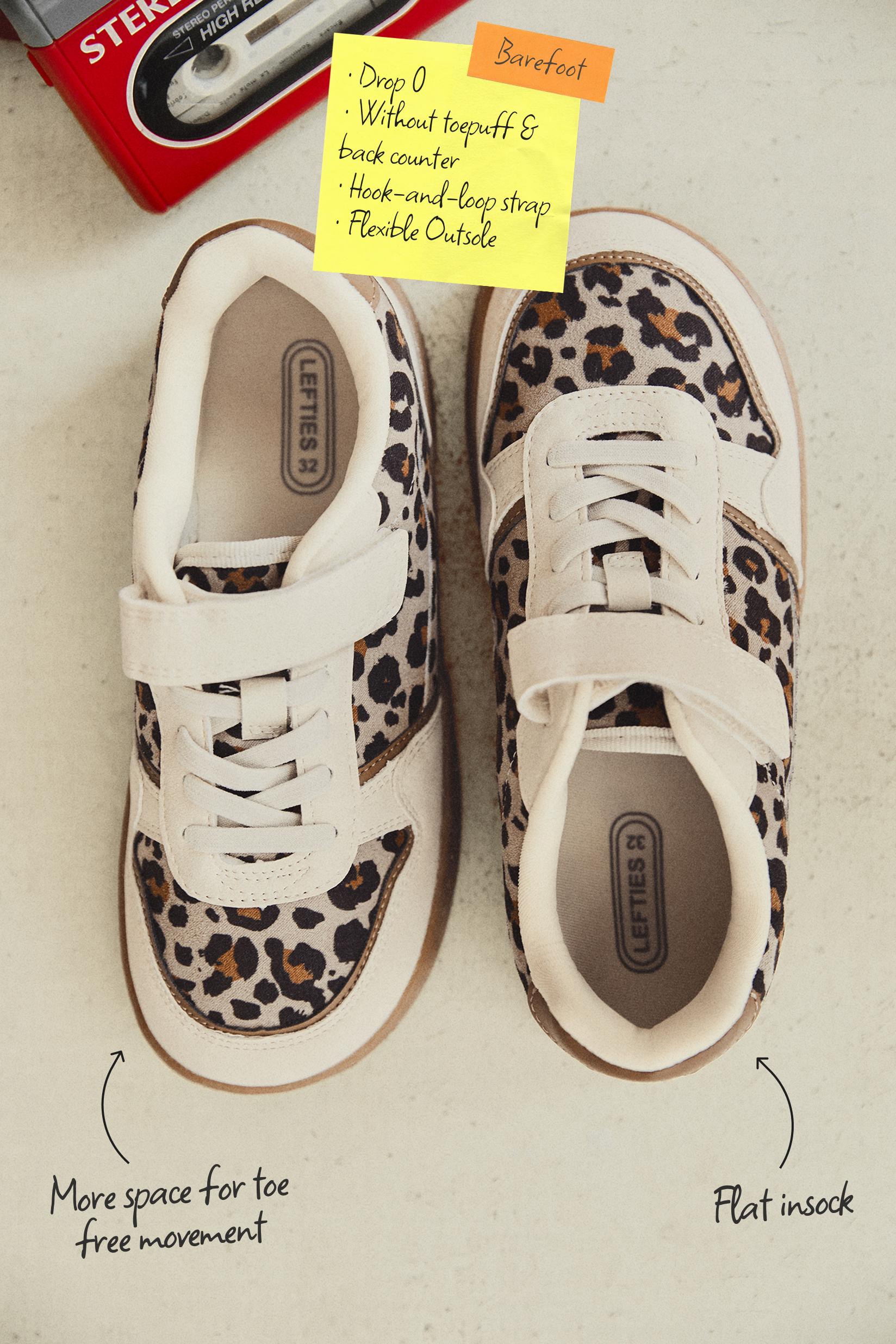 Barefoot animal print sneakers — LEOPARD