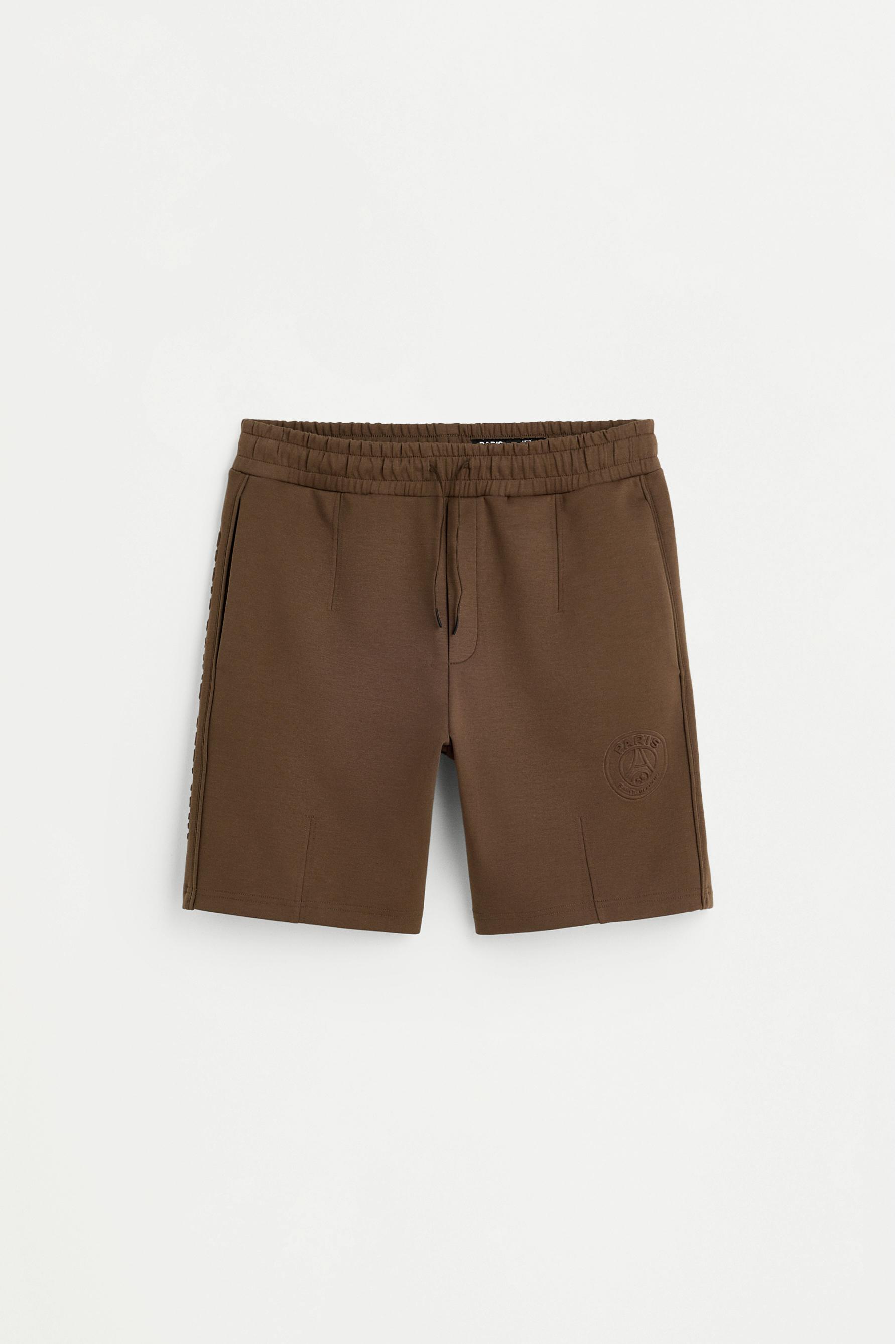 Paris Saint-Germain x Lefties interlock Bermuda shorts — BROWN
