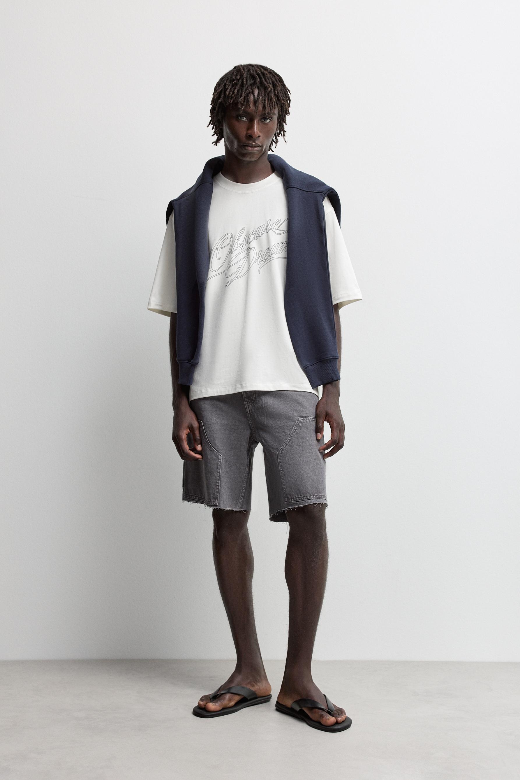 Oversize printed T-shirt — OFF WHITE