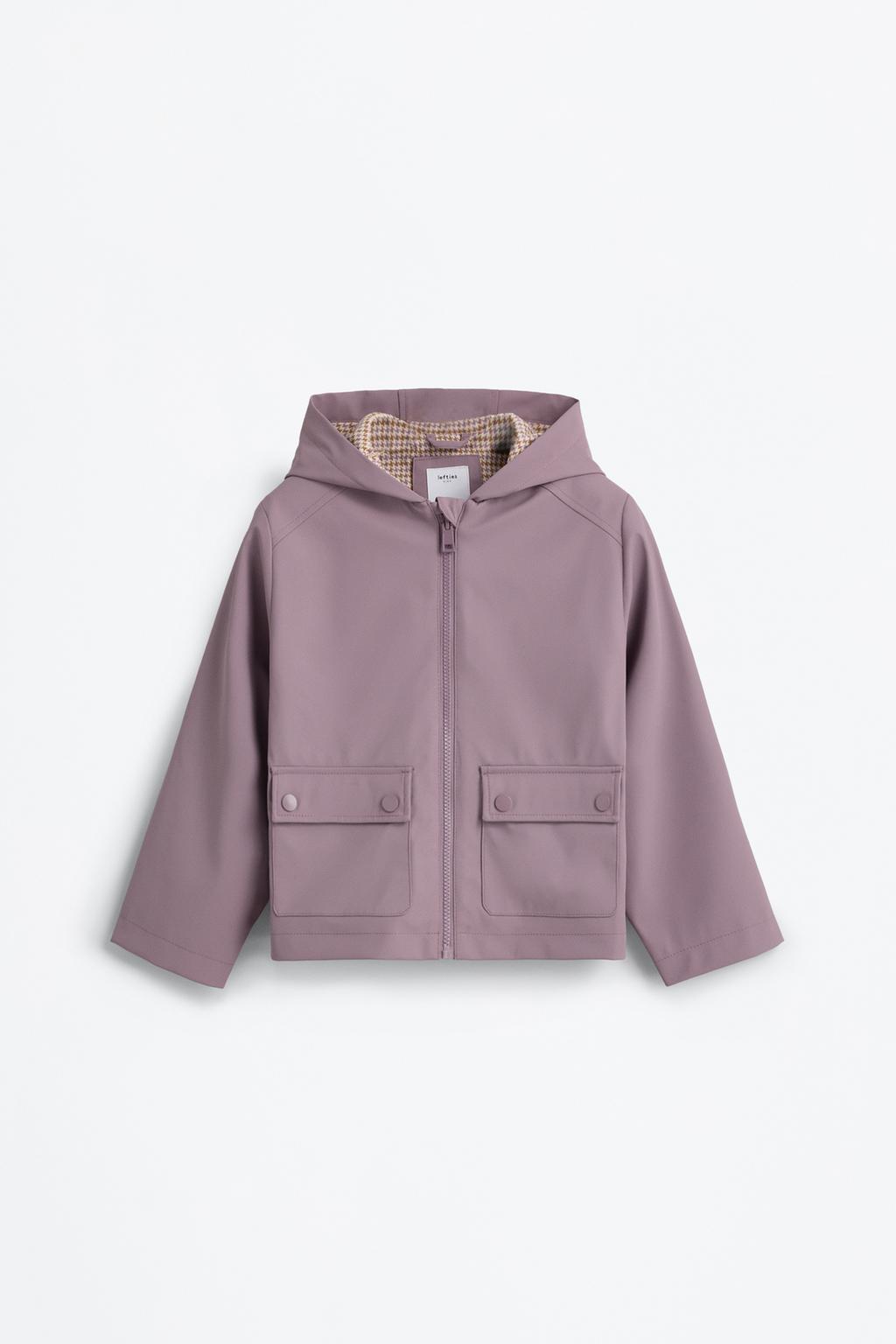 Lined rubberised parka