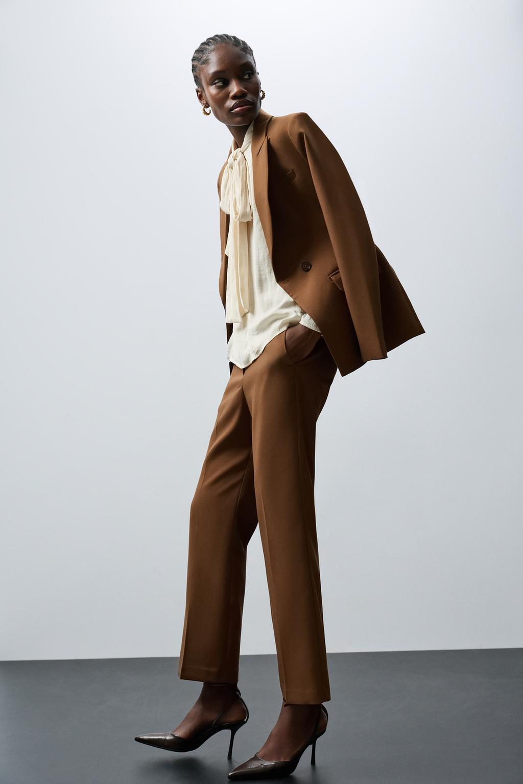 Mini bell bottom dress pants