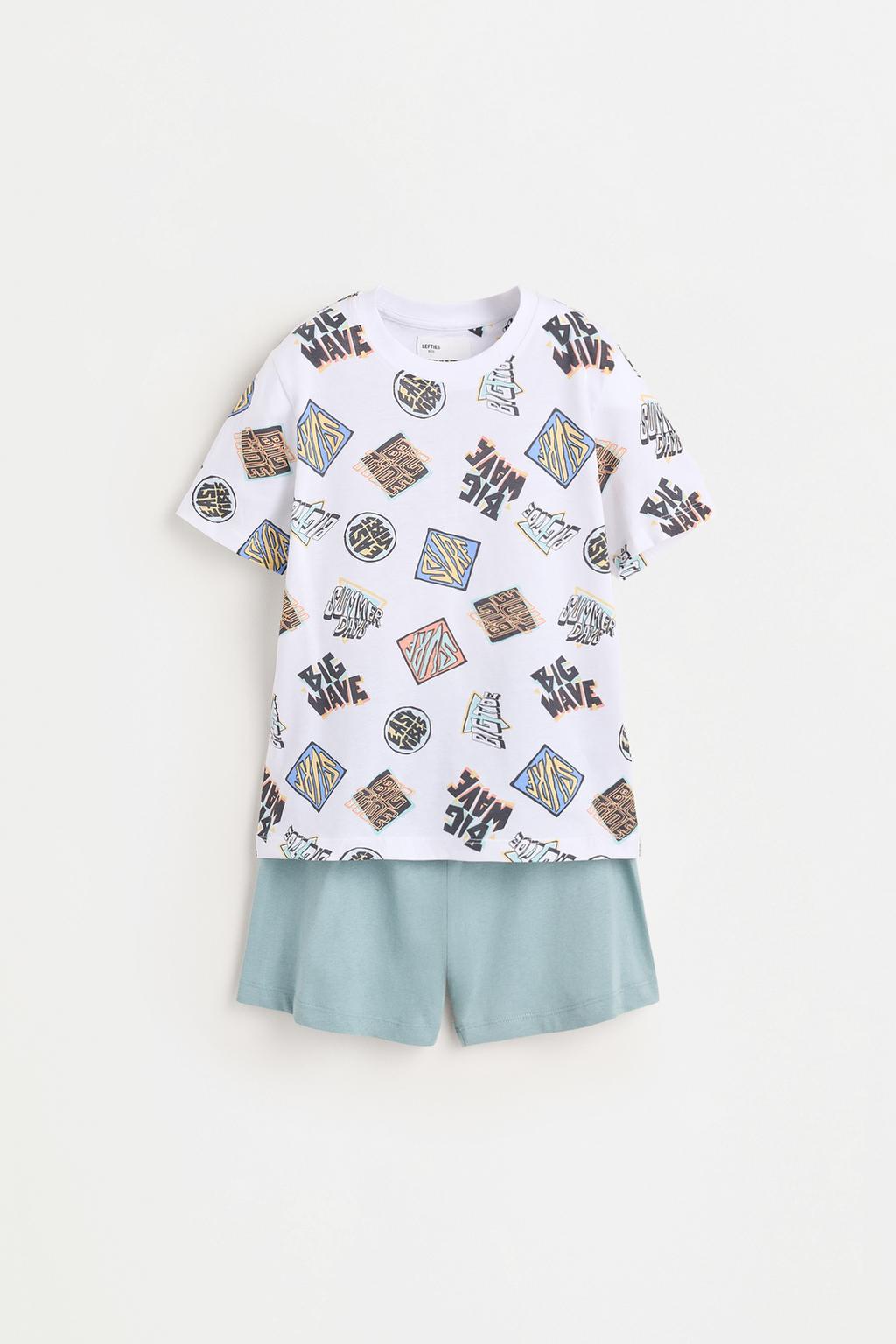 Short printed pyjamas – Lefties – صورة المنتج
