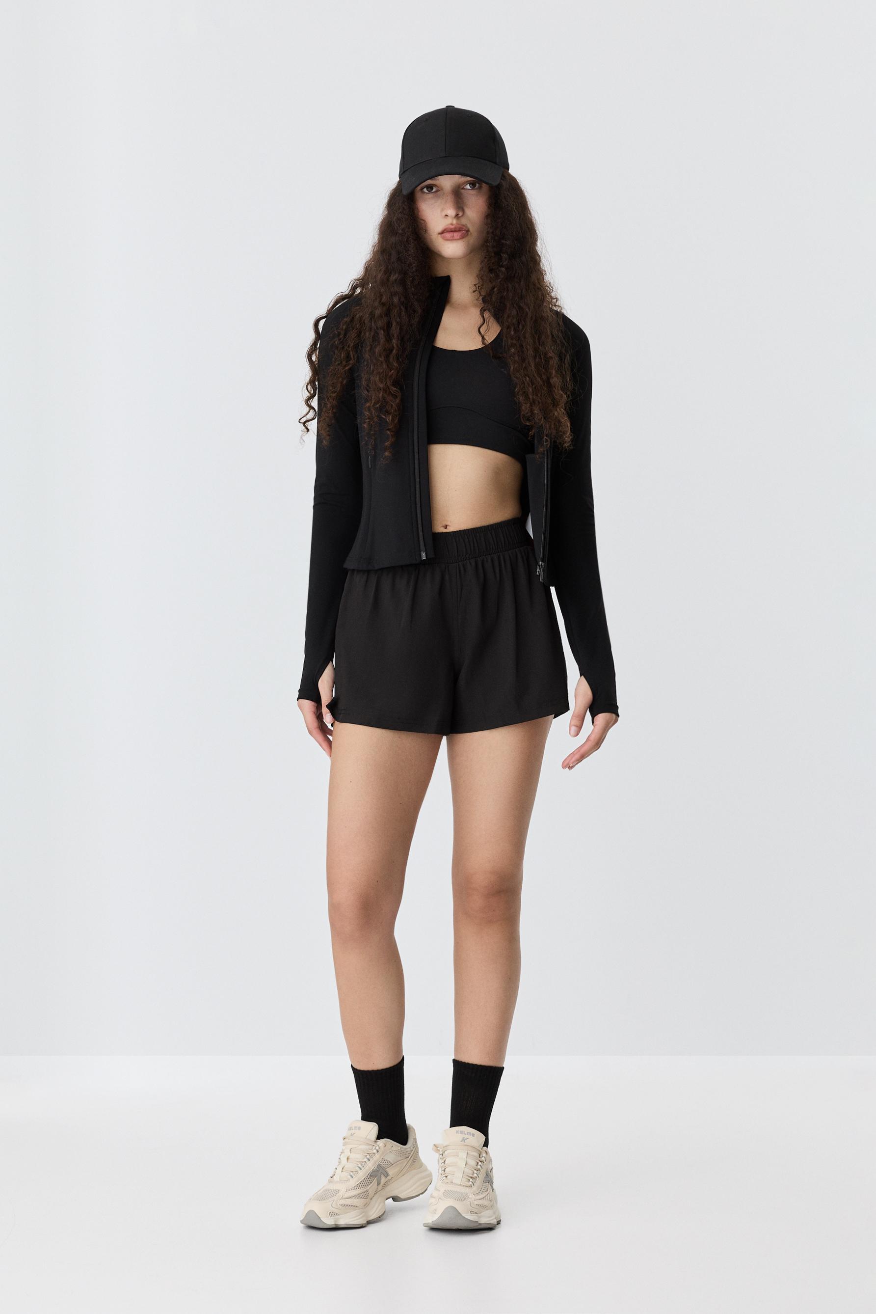 Basic sports shorts — BLACK