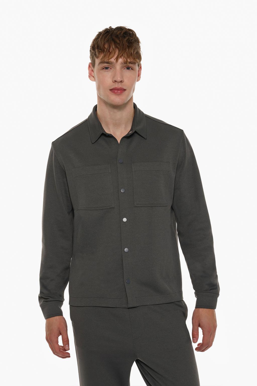 Plush - piqué overshirt