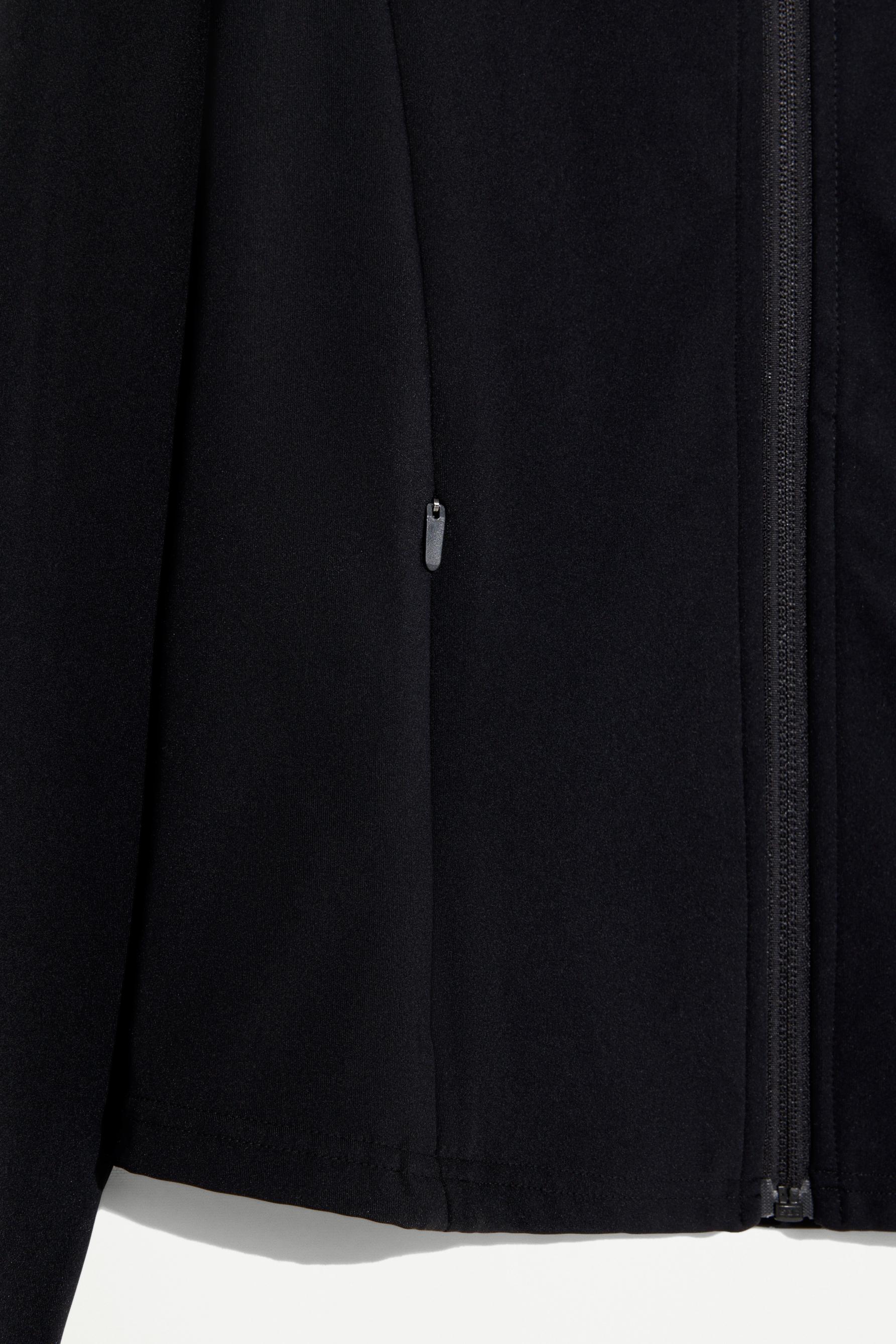 Fitted sports jacket — BLACK