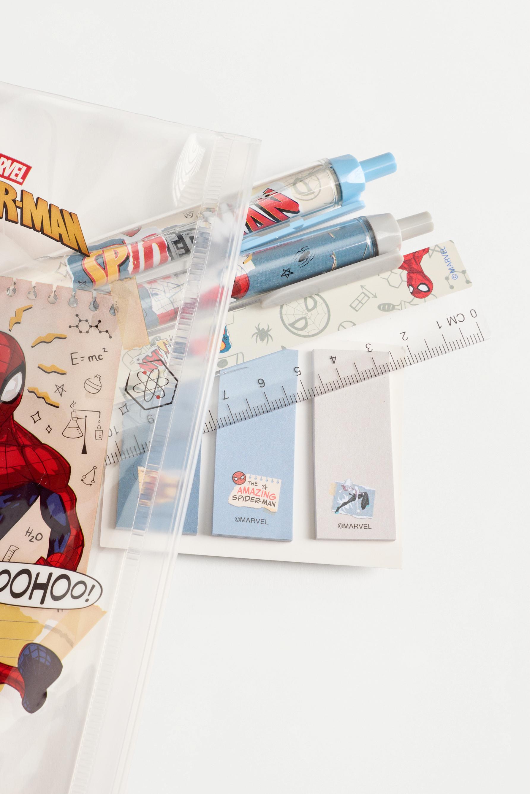 Spider-Man ©Marvel School Stationery Set — RED
