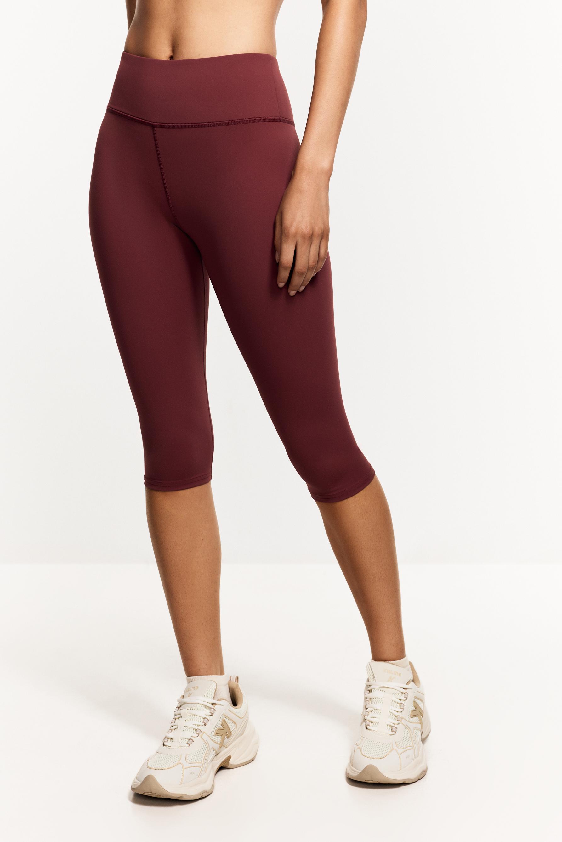 Capri leggings — DARK PINK