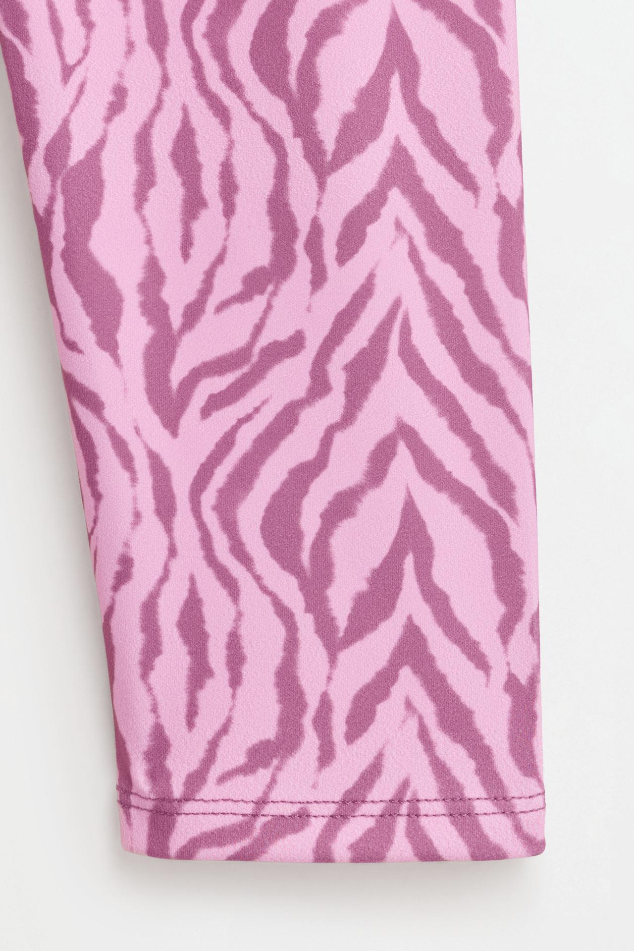 Printed sports leggings — PINK