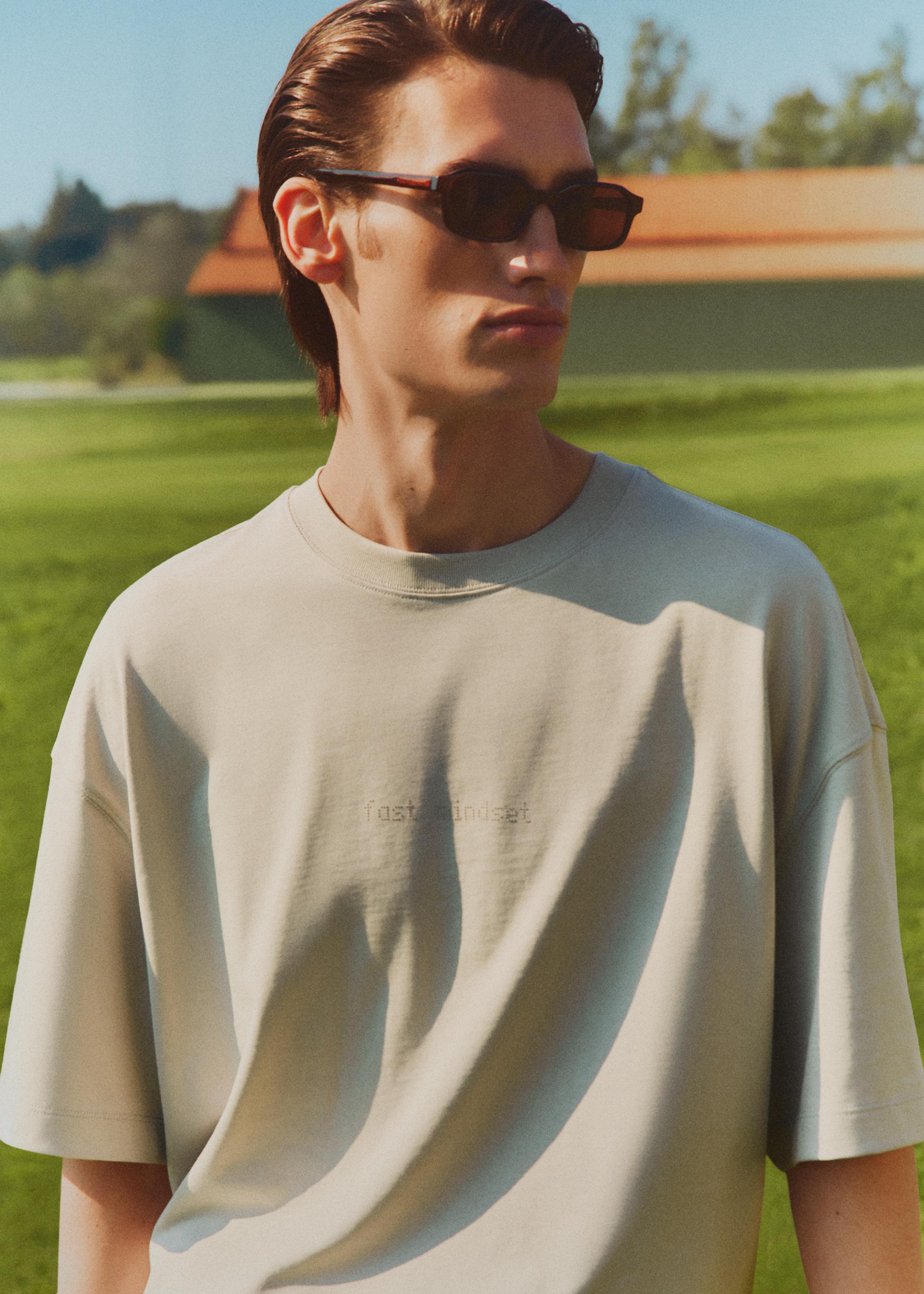 Oversize T-shirt with detail — ASH