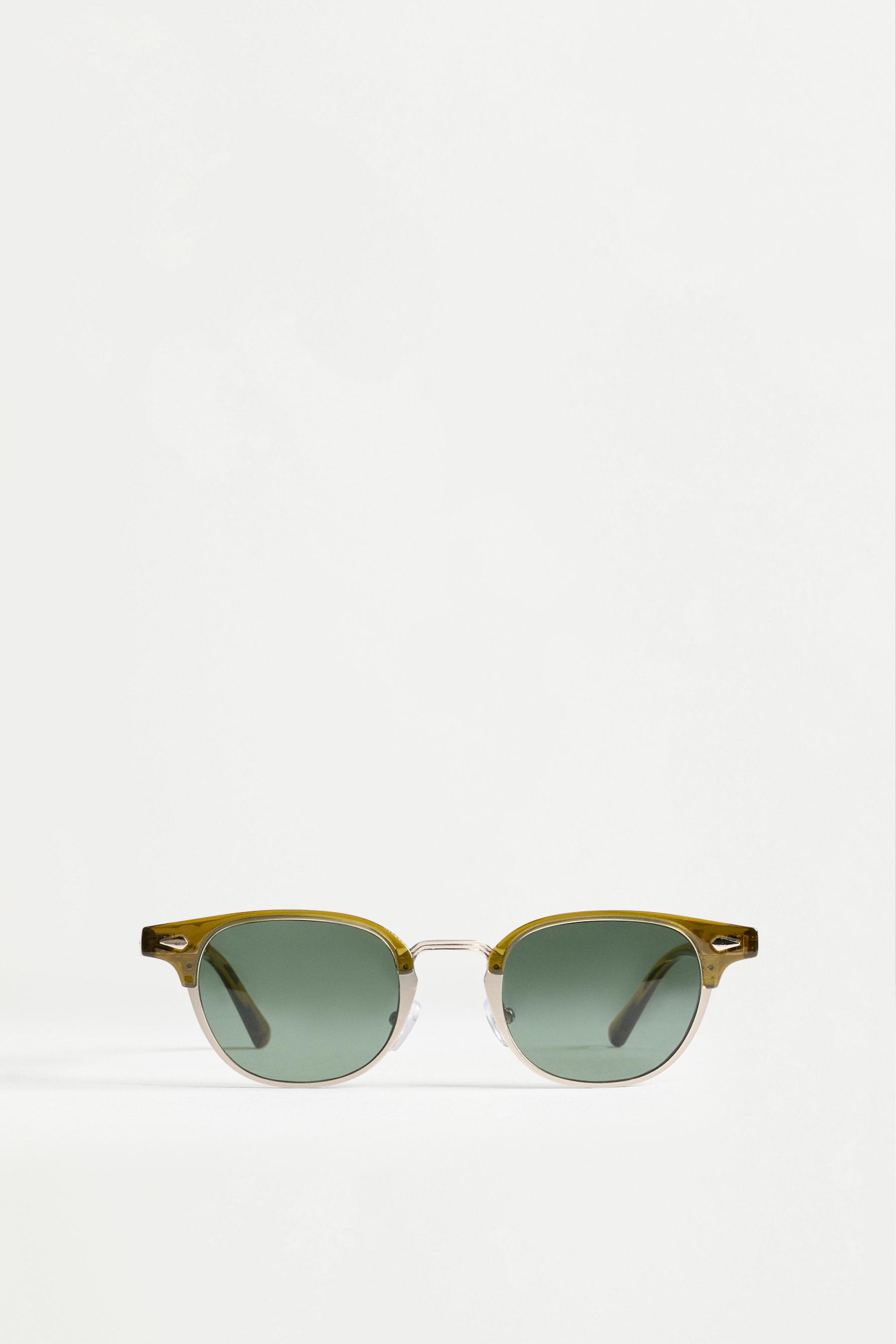 Browline sunglasses — KHAKI