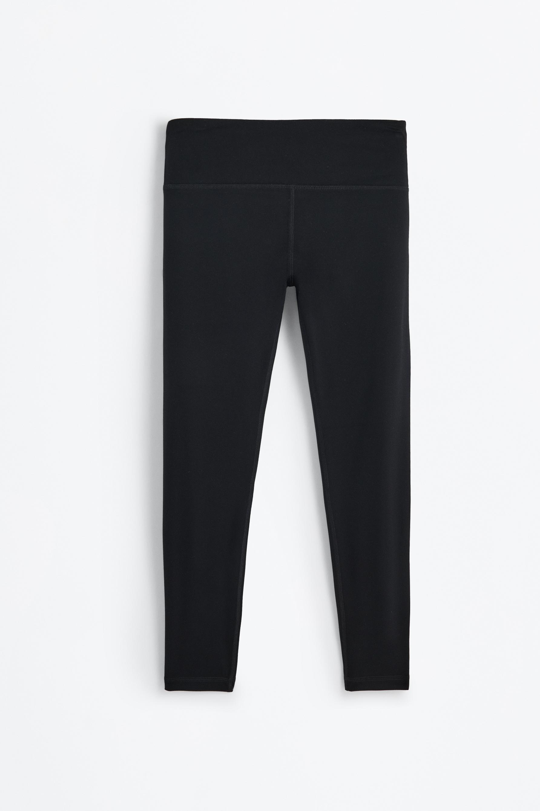 Basic sports leggings — BLACK