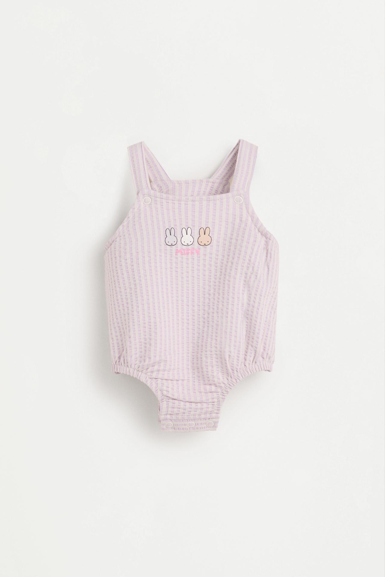 Miffy T-shirt and overall set — LILAC