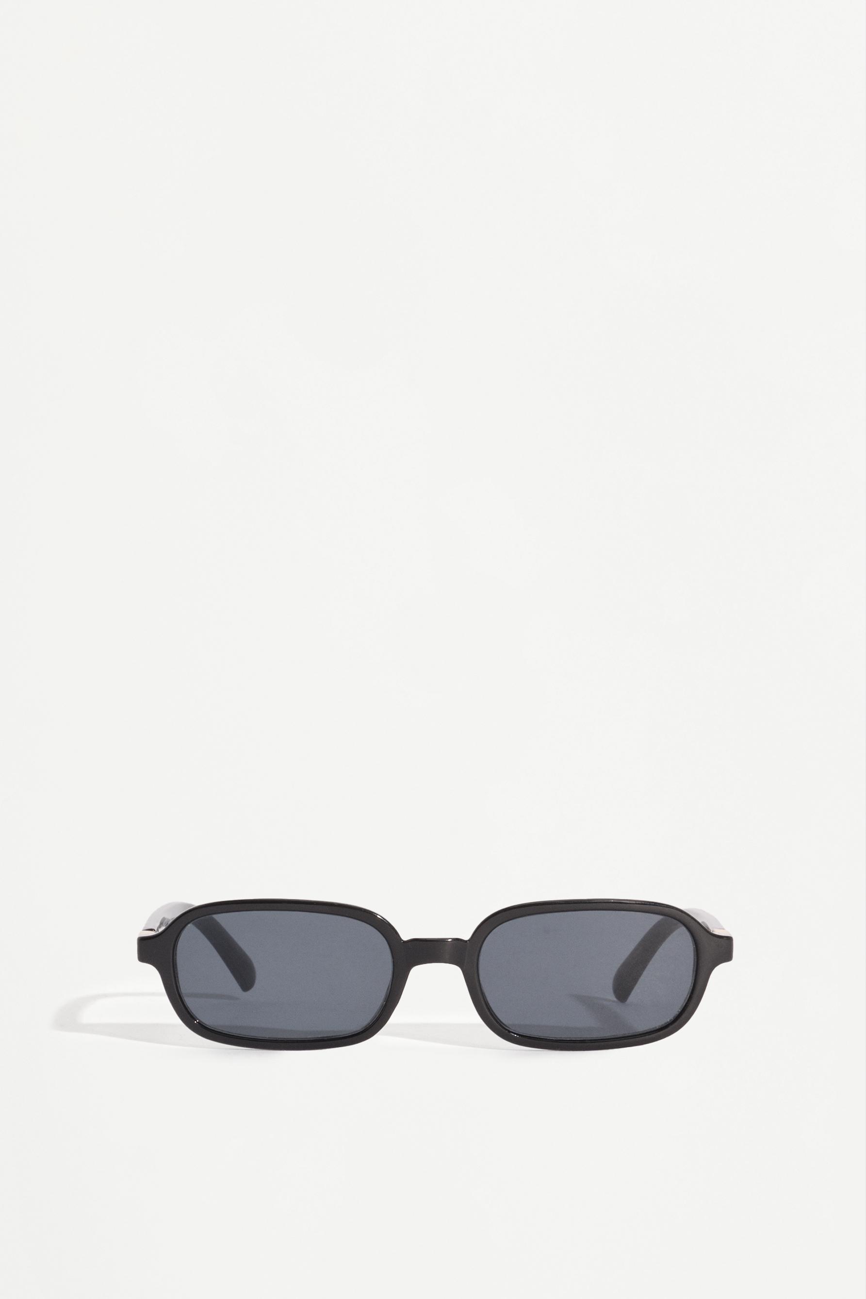 Small rectangular glasses — BLACK TONE