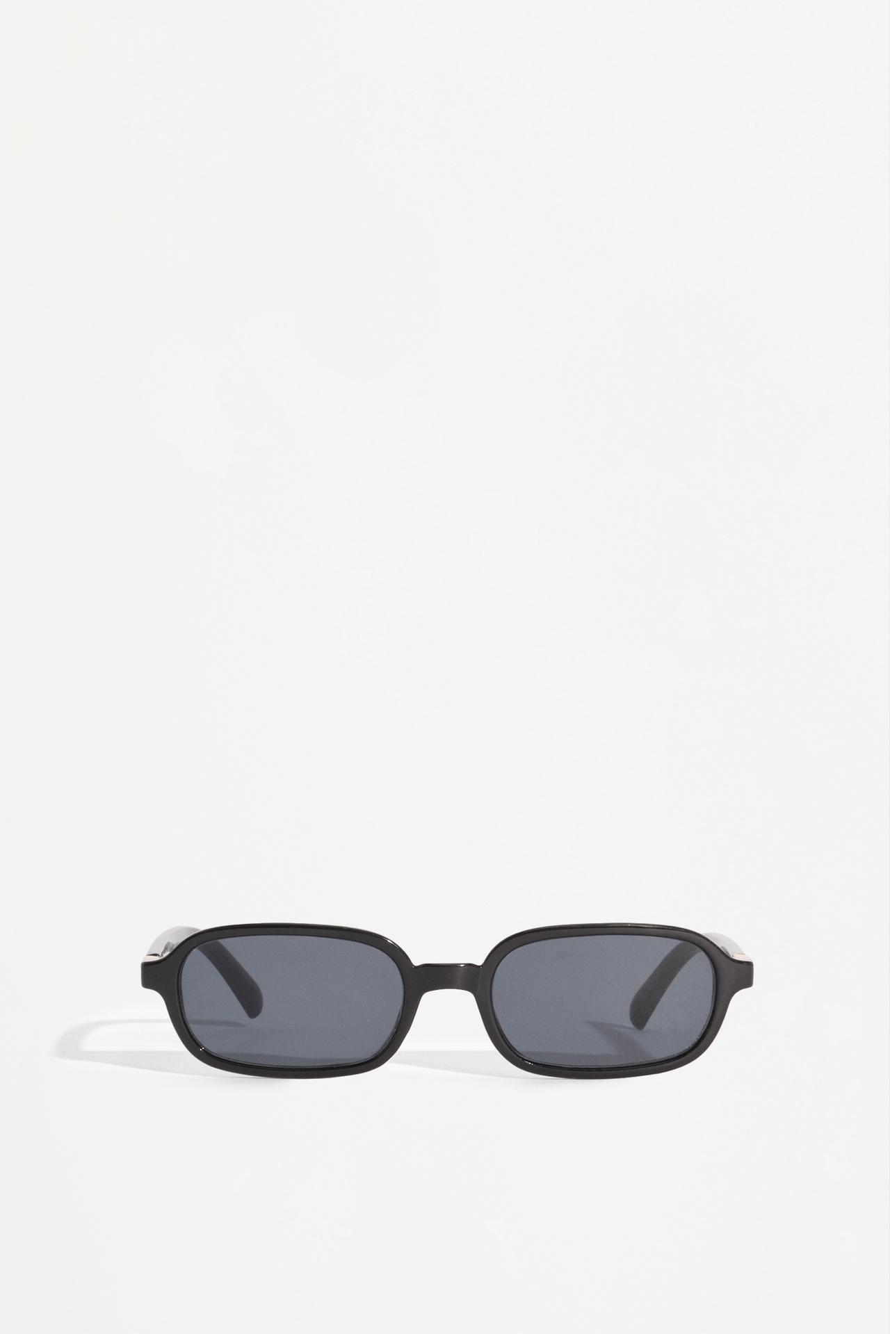 Small rectangular glasses — BLACK TONE