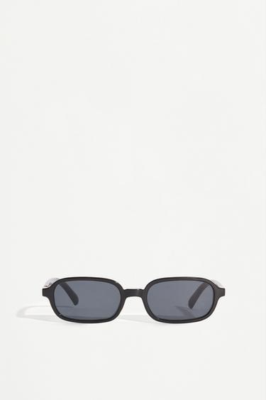 Small rectangular glasses — BLACK TONE 1