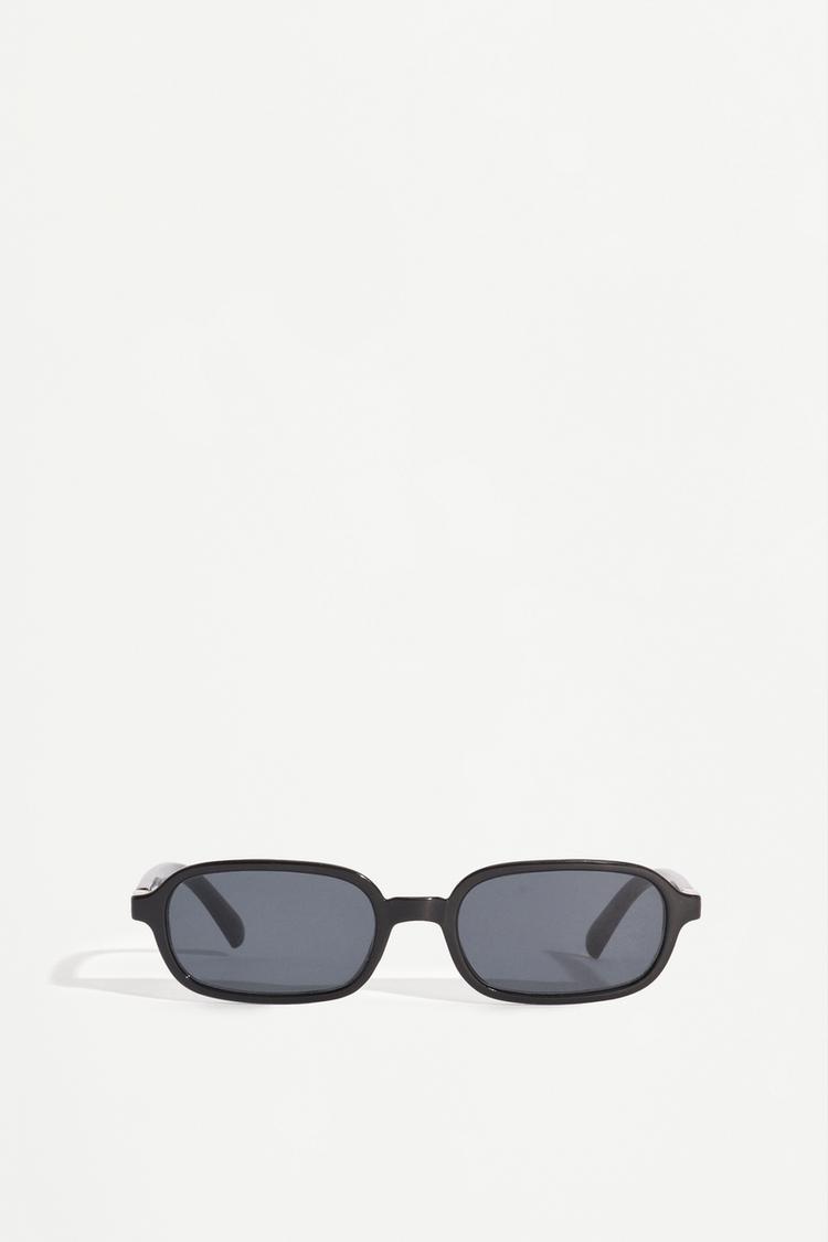 Small rectangular glasses — BLACK TONE
