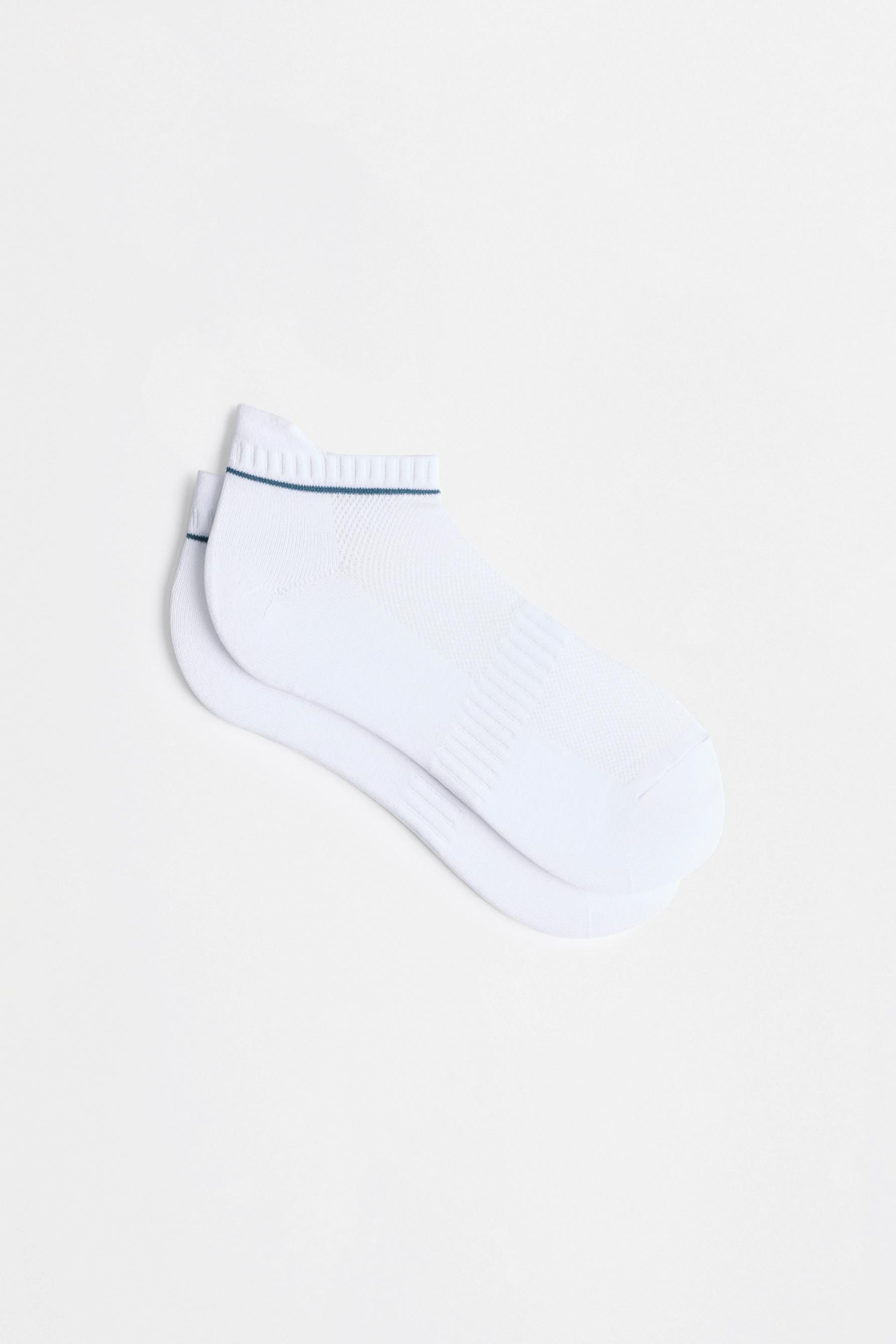 7-Pack of ankle socks — WHITE