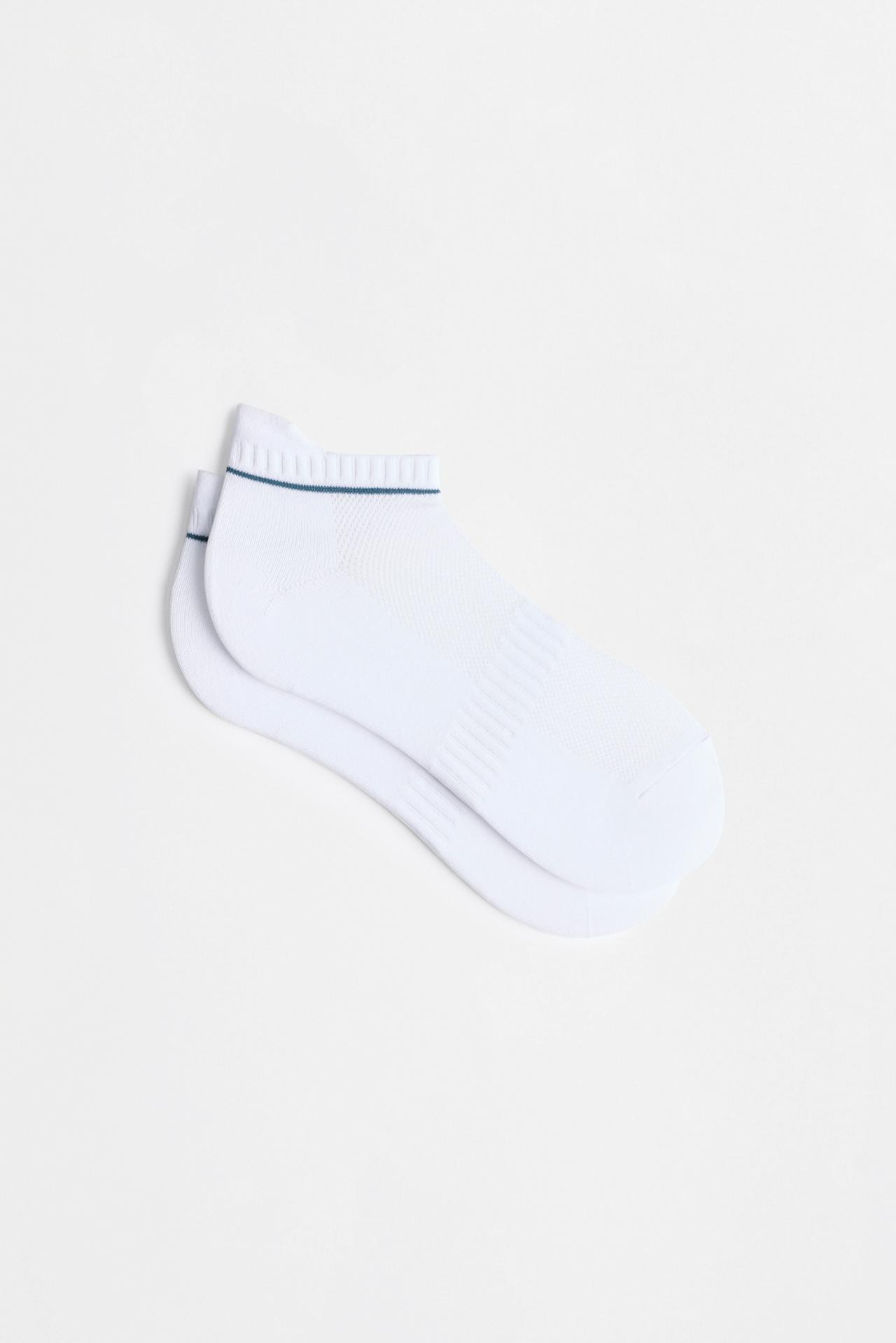 7-Pack of ankle socks — WHITE