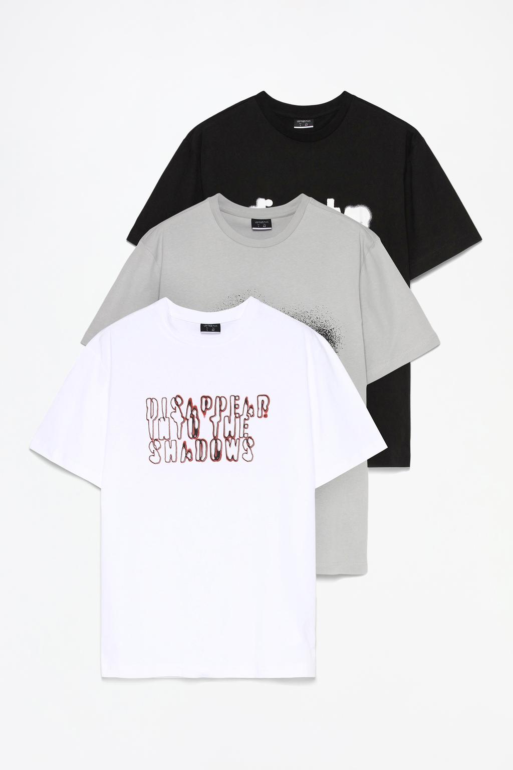 3-pack of printed T-shirts